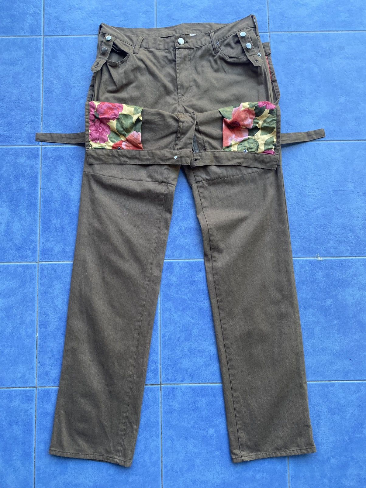 Japanese Brand Double Waist PPFM Pants Size US 31 - 1 Thumbnail