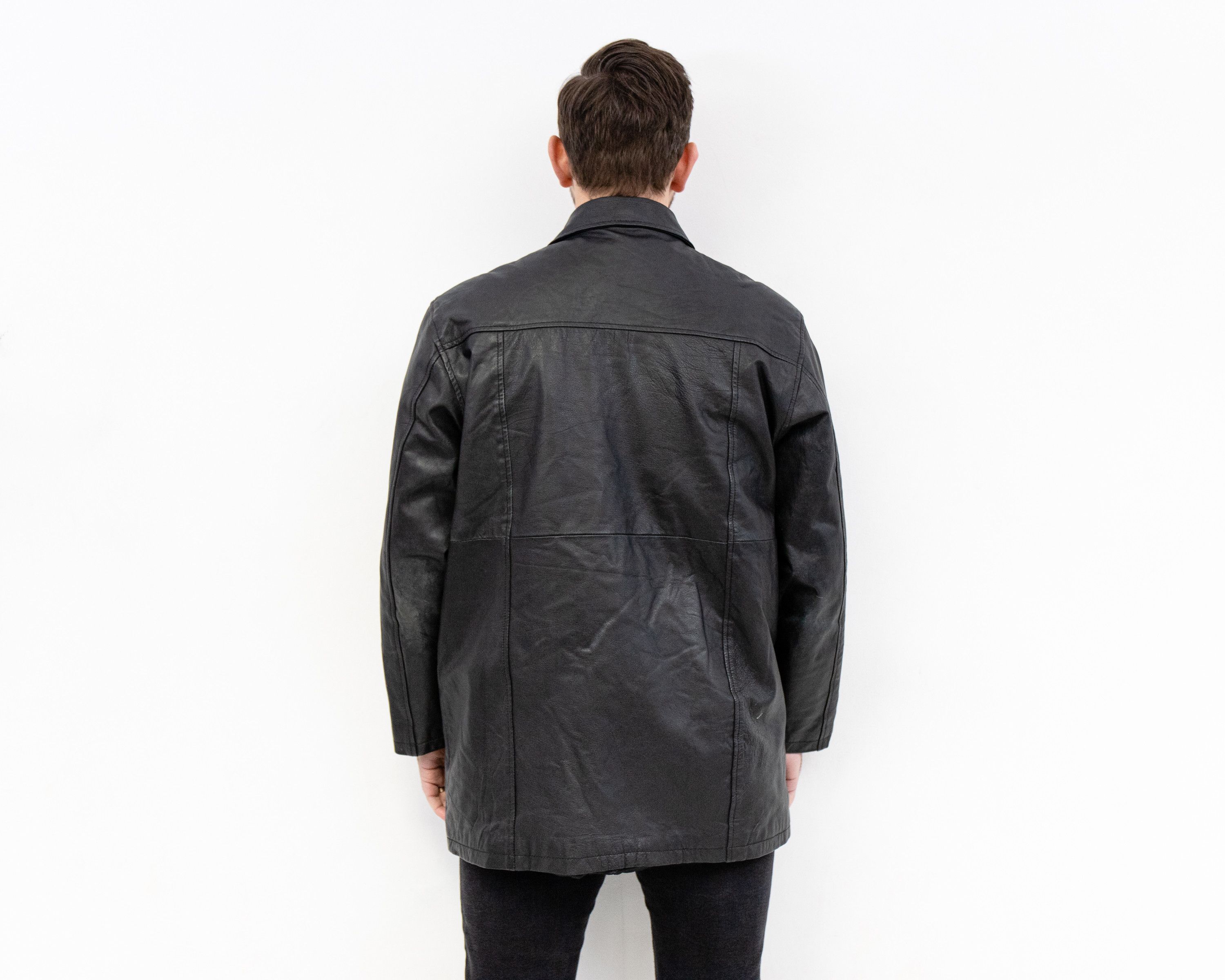 Martine Rose ROSS RIVER Genuine Goat Leather L Over Coat Jacket Blazer Size US L / EU 52-54 / 3 - 5 Thumbnail