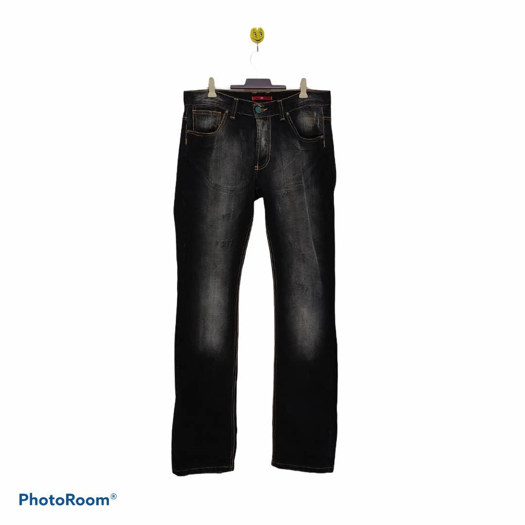 Japanese Brand angel devil distressed denim pants Size US 34 / EU 50 - 4 Thumbnail
