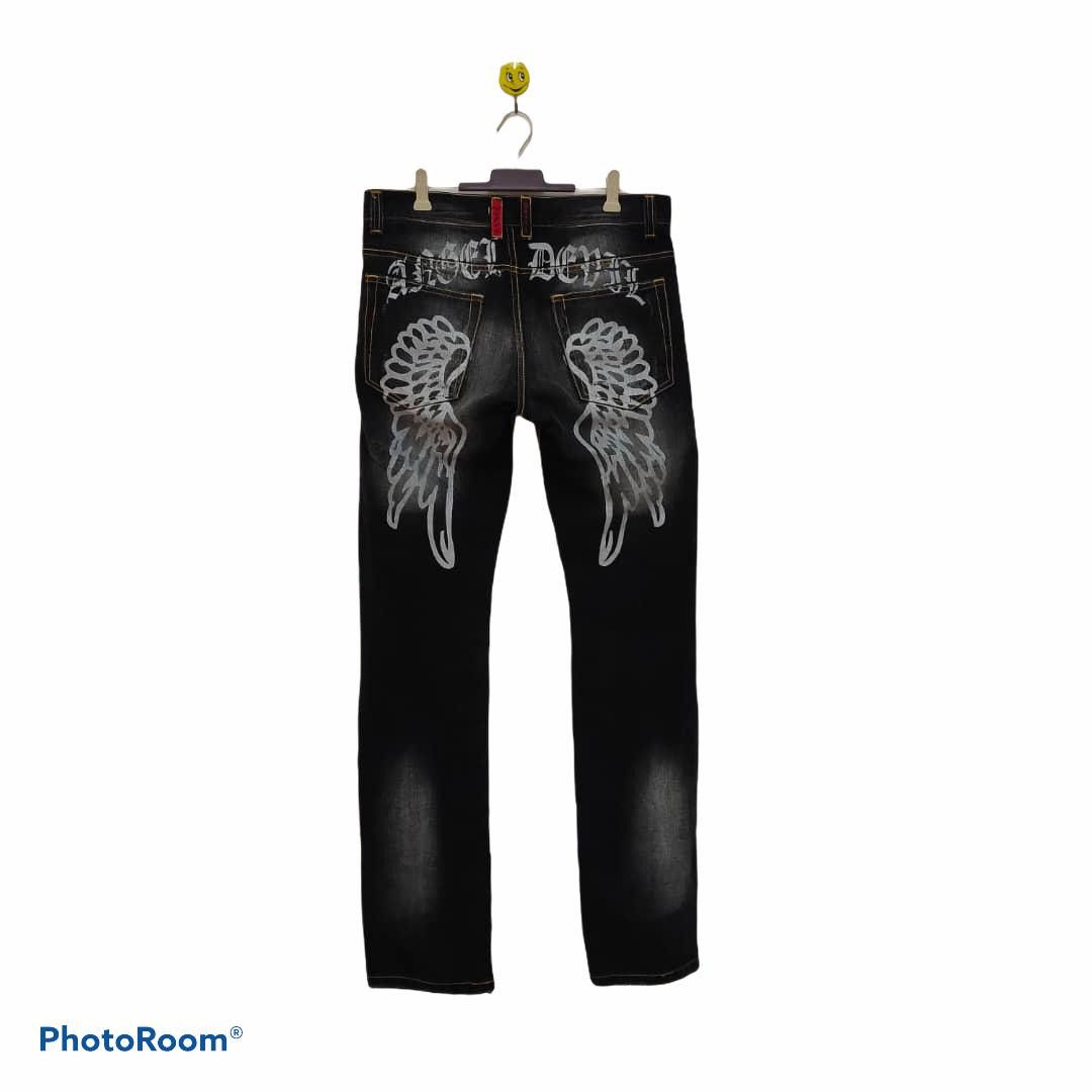 Japanese Brand angel devil distressed denim pants Size US 34 / EU 50 - 1 Thumbnail