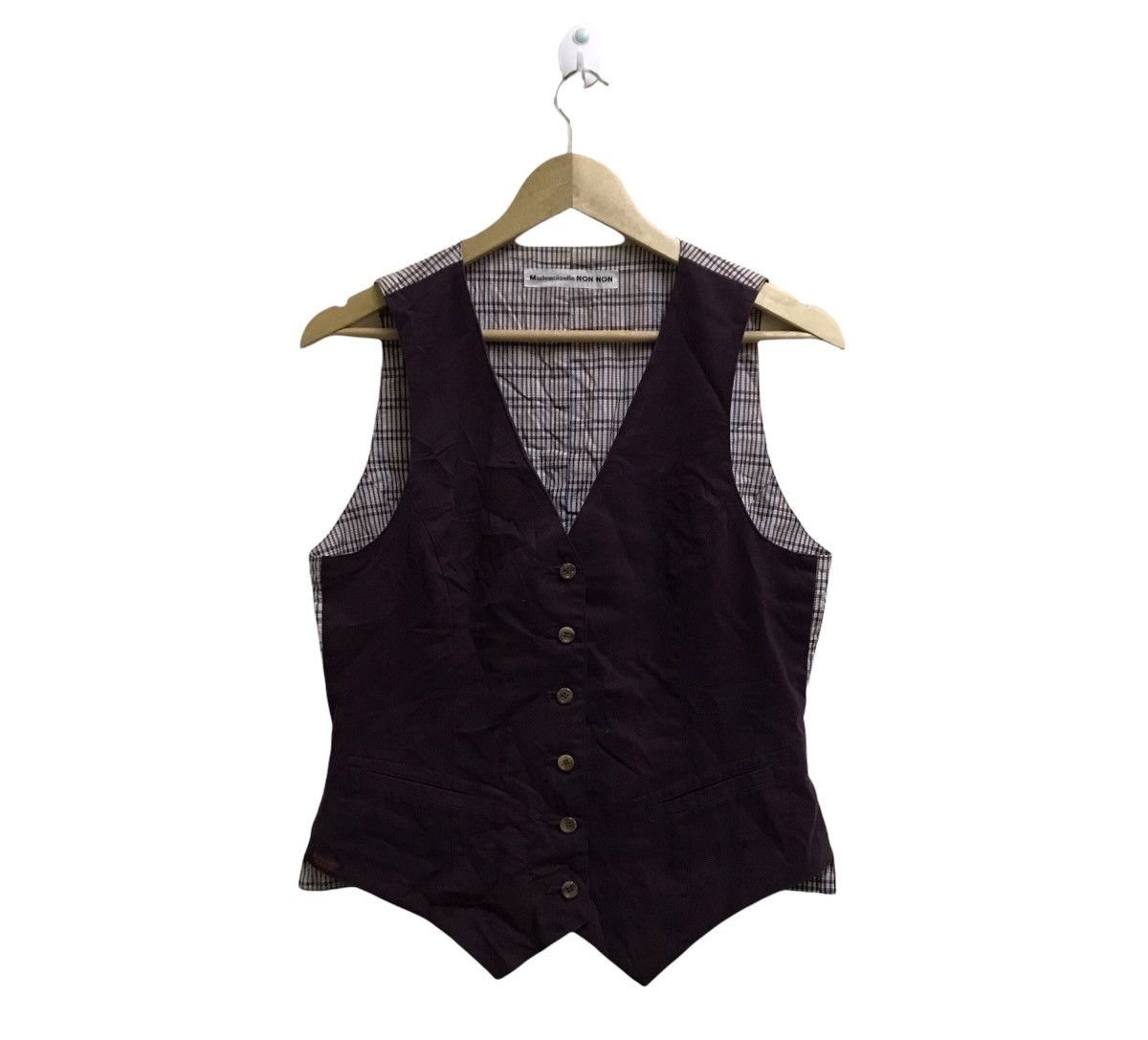 image of Mademoiselle Non Non Excutive Vest in Red, Men's (Size XS)