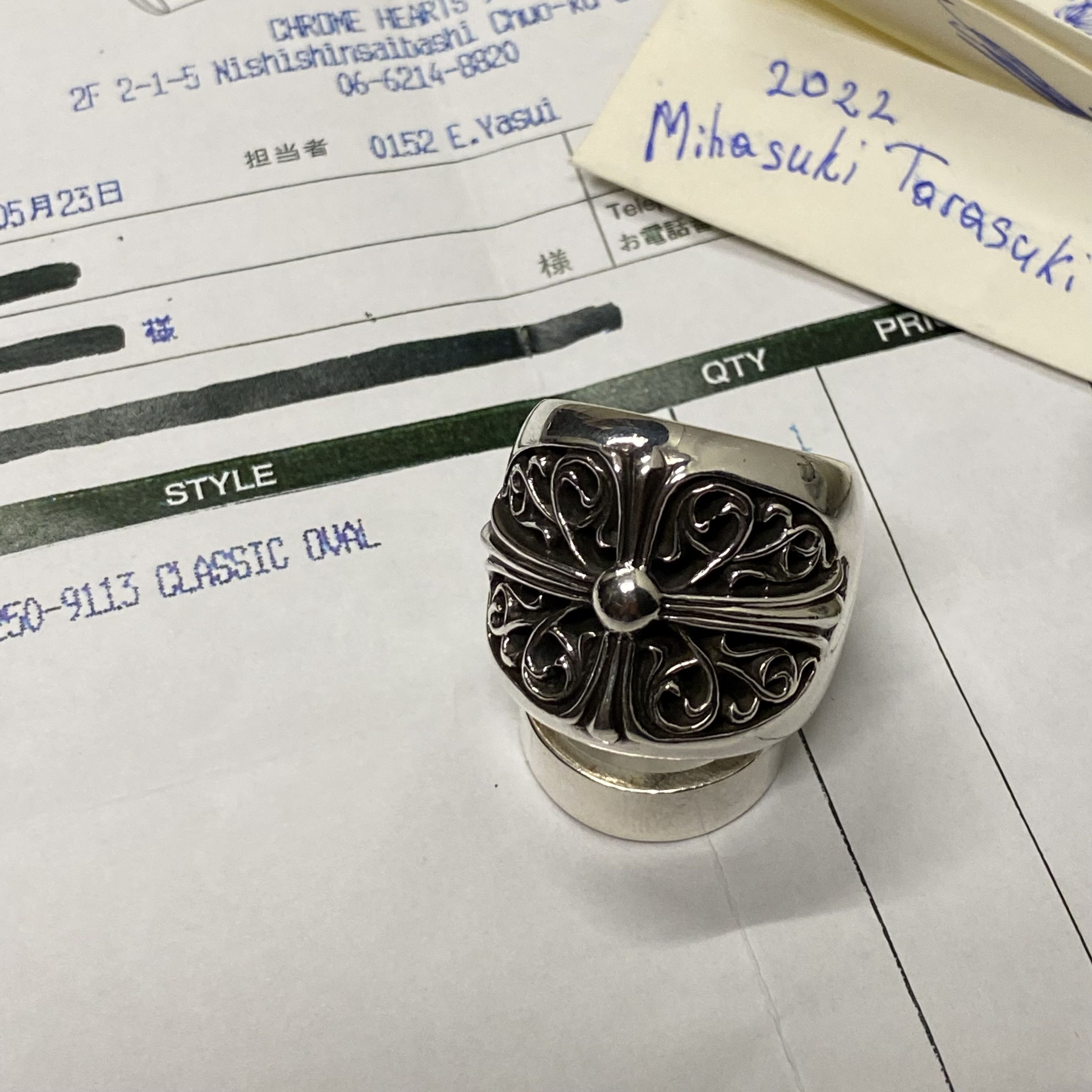 Chrome Hearts Chrome Hears Classic Oval ring Size ONE SIZE - 3 Thumbnail