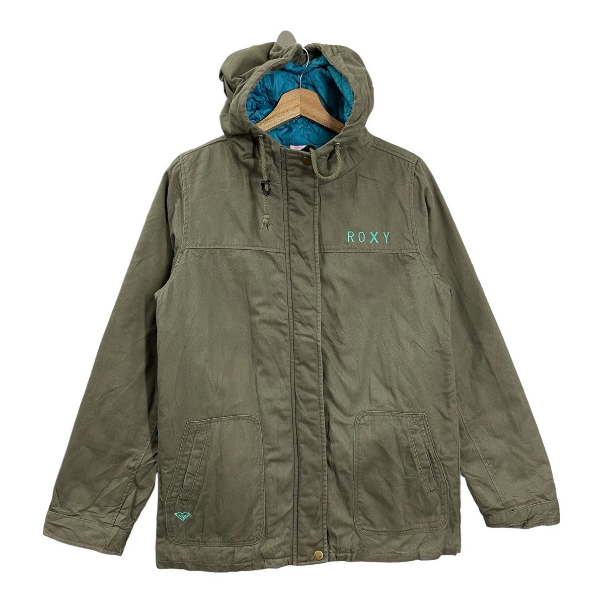 Vintage Vintage Roxy Zipper Parka Hoodies Jacket Size M Size US M / EU 48-50 / 2 - 1 Thumbnail