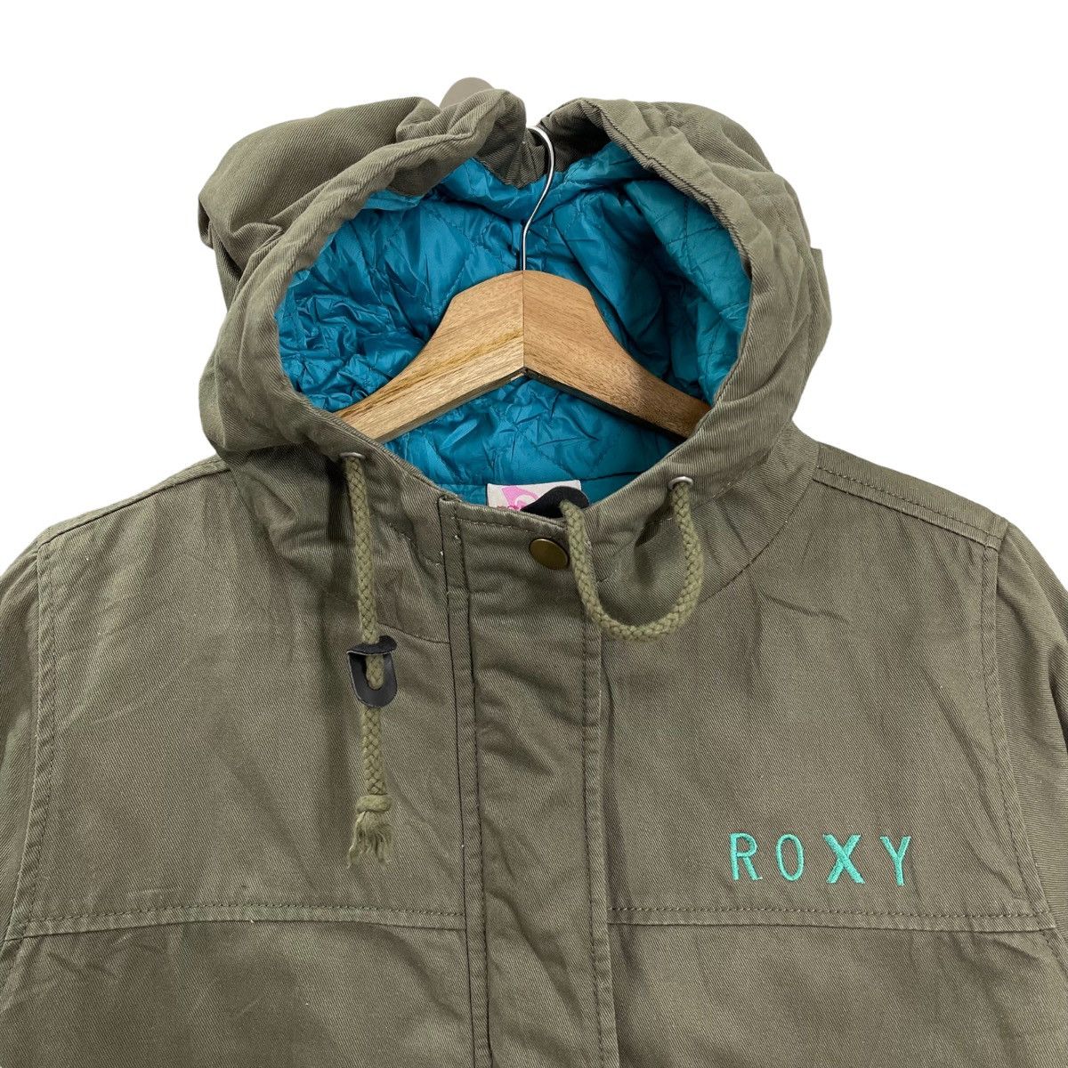 Vintage Vintage Roxy Zipper Parka Hoodies Jacket Size M Size US M / EU 48-50 / 2 - 4 Thumbnail