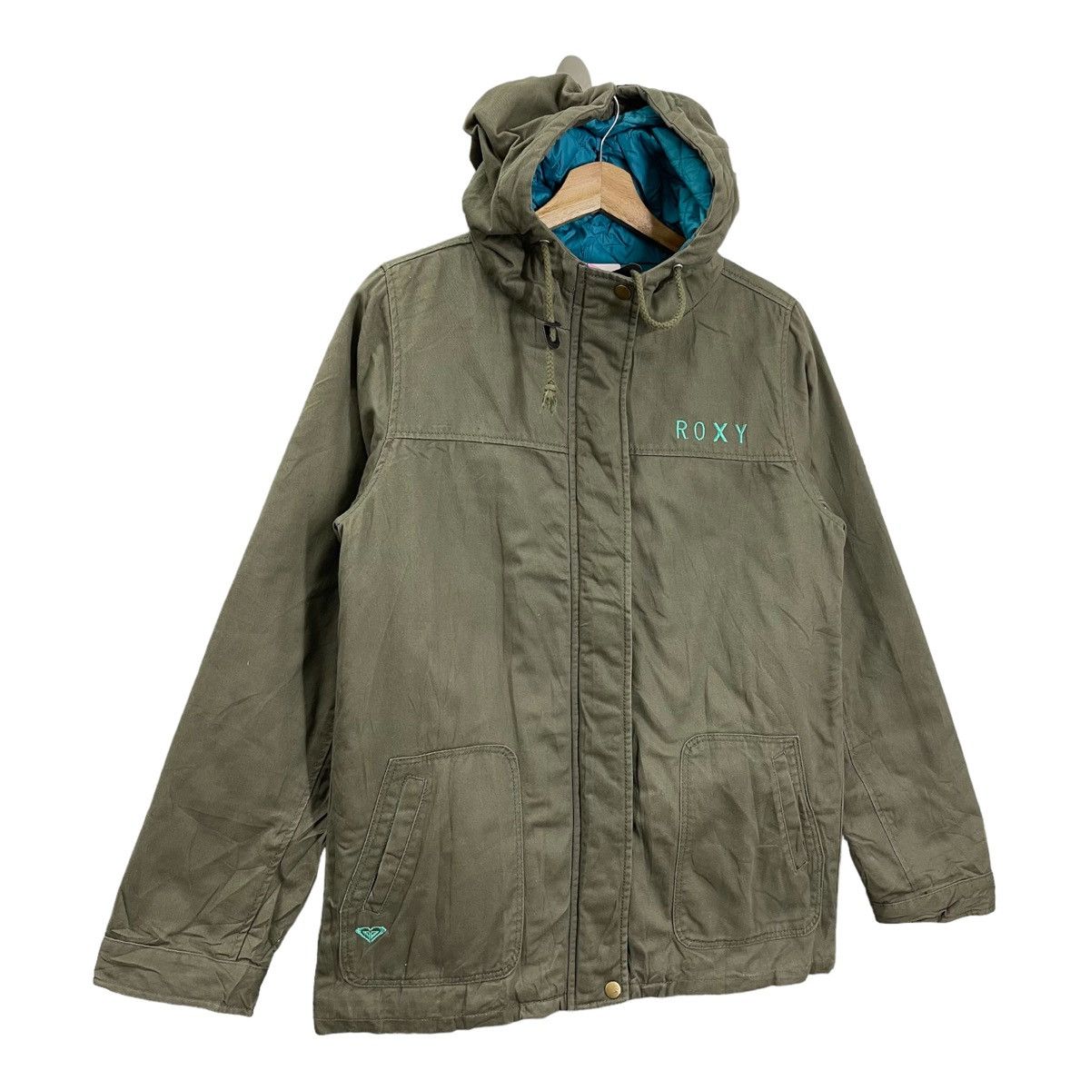 Vintage Vintage Roxy Zipper Parka Hoodies Jacket Size M Size US M / EU 48-50 / 2 - 2 Thumbnail
