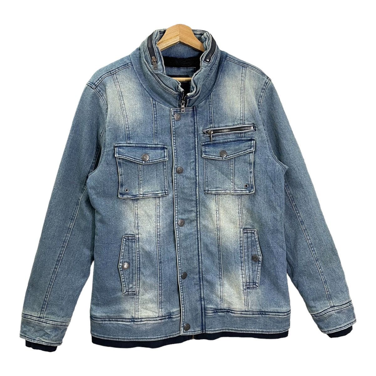 Grailed 🔥NICE🔥Growth By Grail Denim Zipper Jacket Size US M / EU 48-50 / 2 - 1 Thumbnail