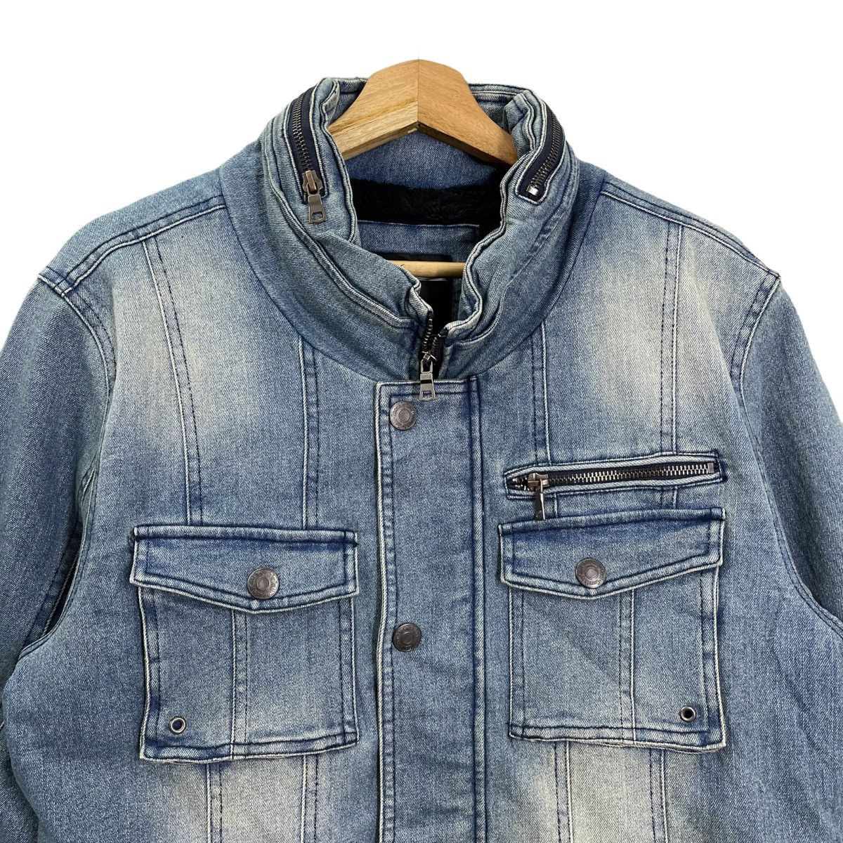 Grailed 🔥NICE🔥Growth By Grail Denim Zipper Jacket Size US M / EU 48-50 / 2 - 4 Thumbnail