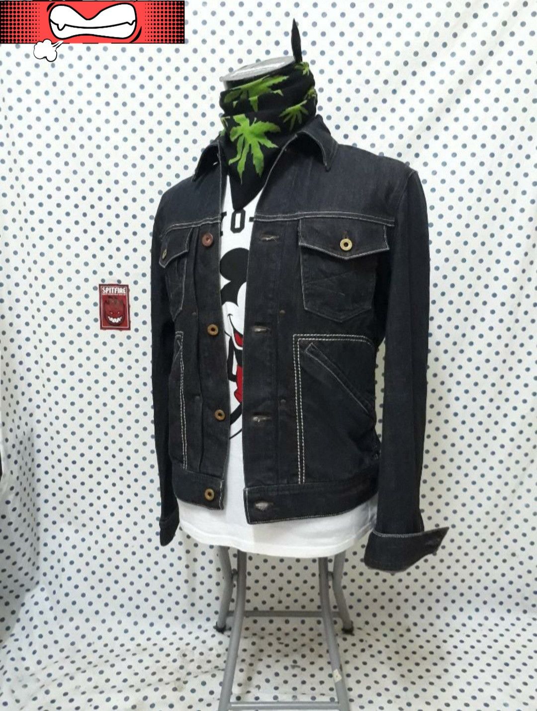 Japanese Brand 💥Seams Navy blue Japanese denim jacket Size US M / EU 48-50 / 2 - 3 Thumbnail