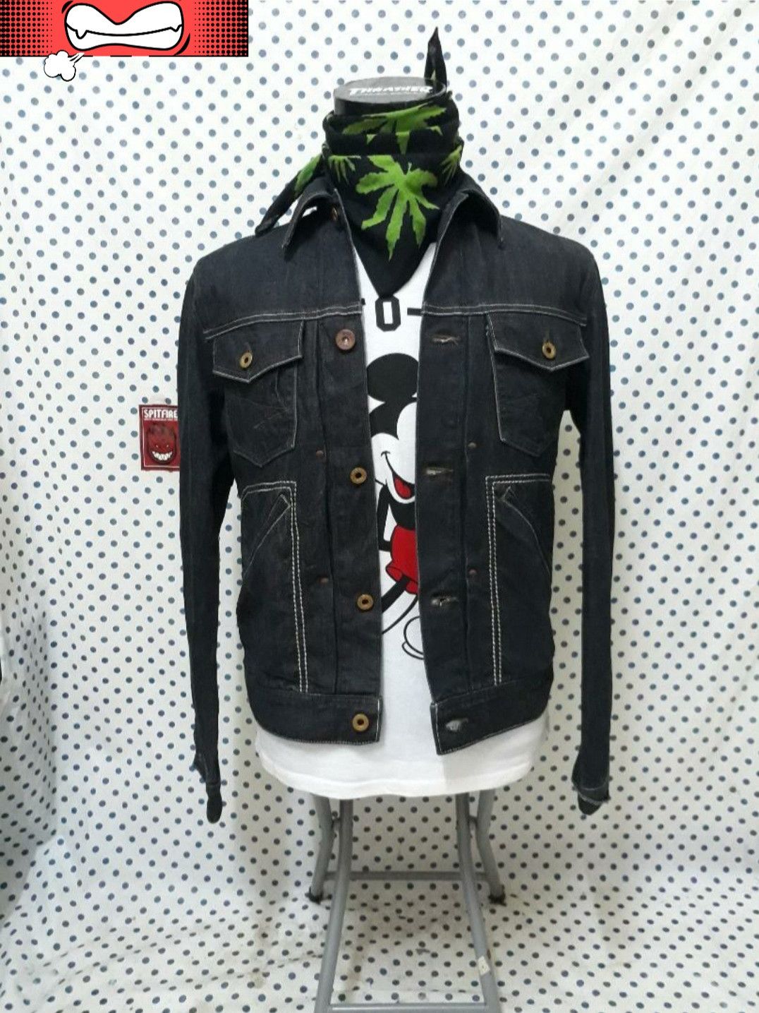 Japanese Brand 💥Seams Navy blue Japanese denim jacket Size US M / EU 48-50 / 2 - 1 Thumbnail