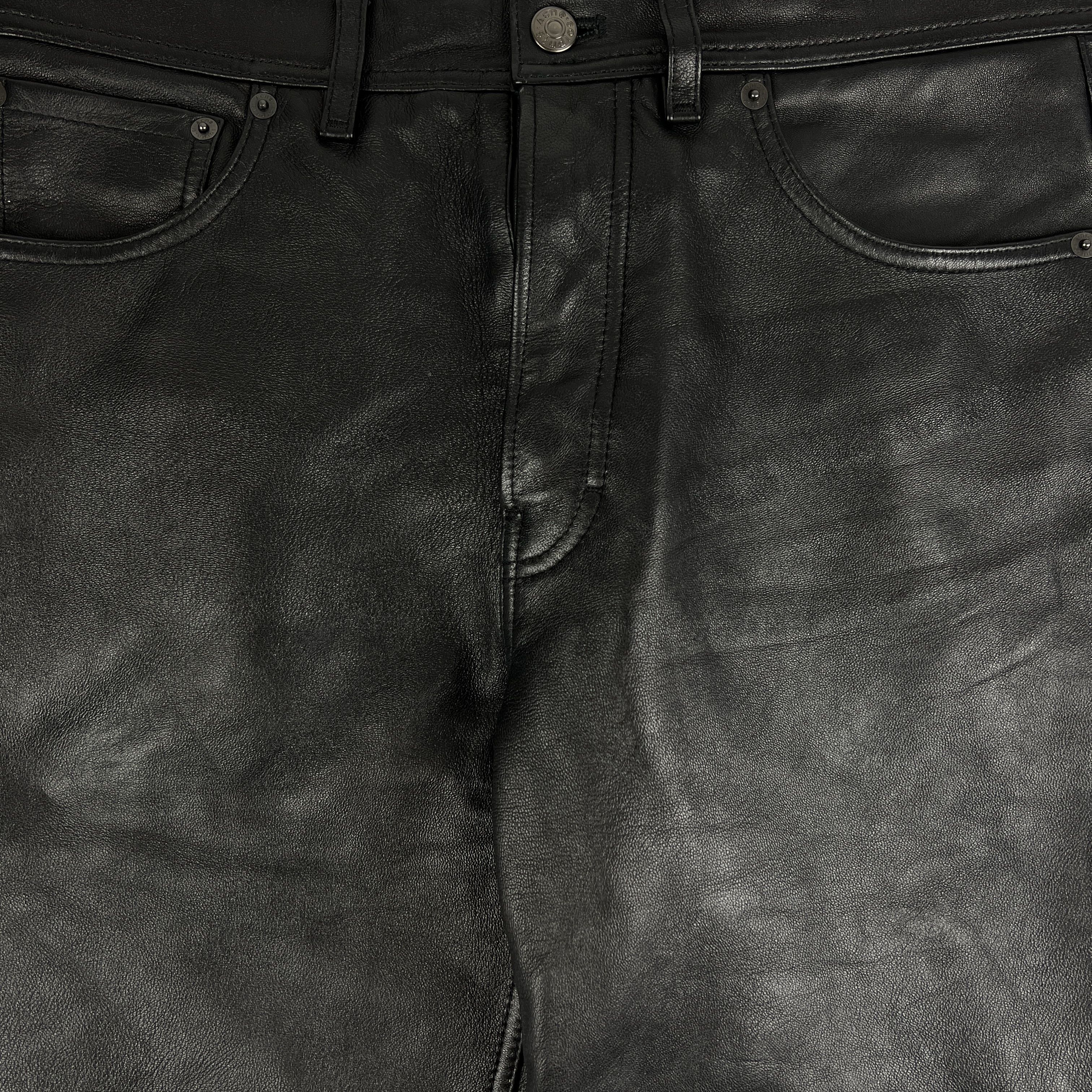Acne Studios Acne Studios Leather Pants Size US 30 / EU 46 - 3 Thumbnail
