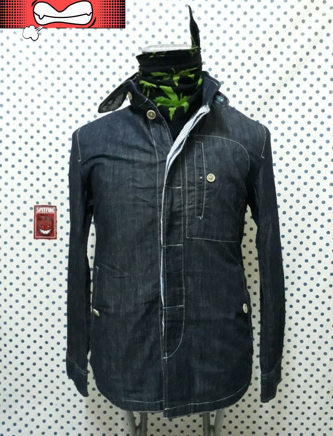Japanese Brand 💥Grand phase hidden hoodie button up jacket Size US M / EU 48-50 / 2 - 6 Thumbnail