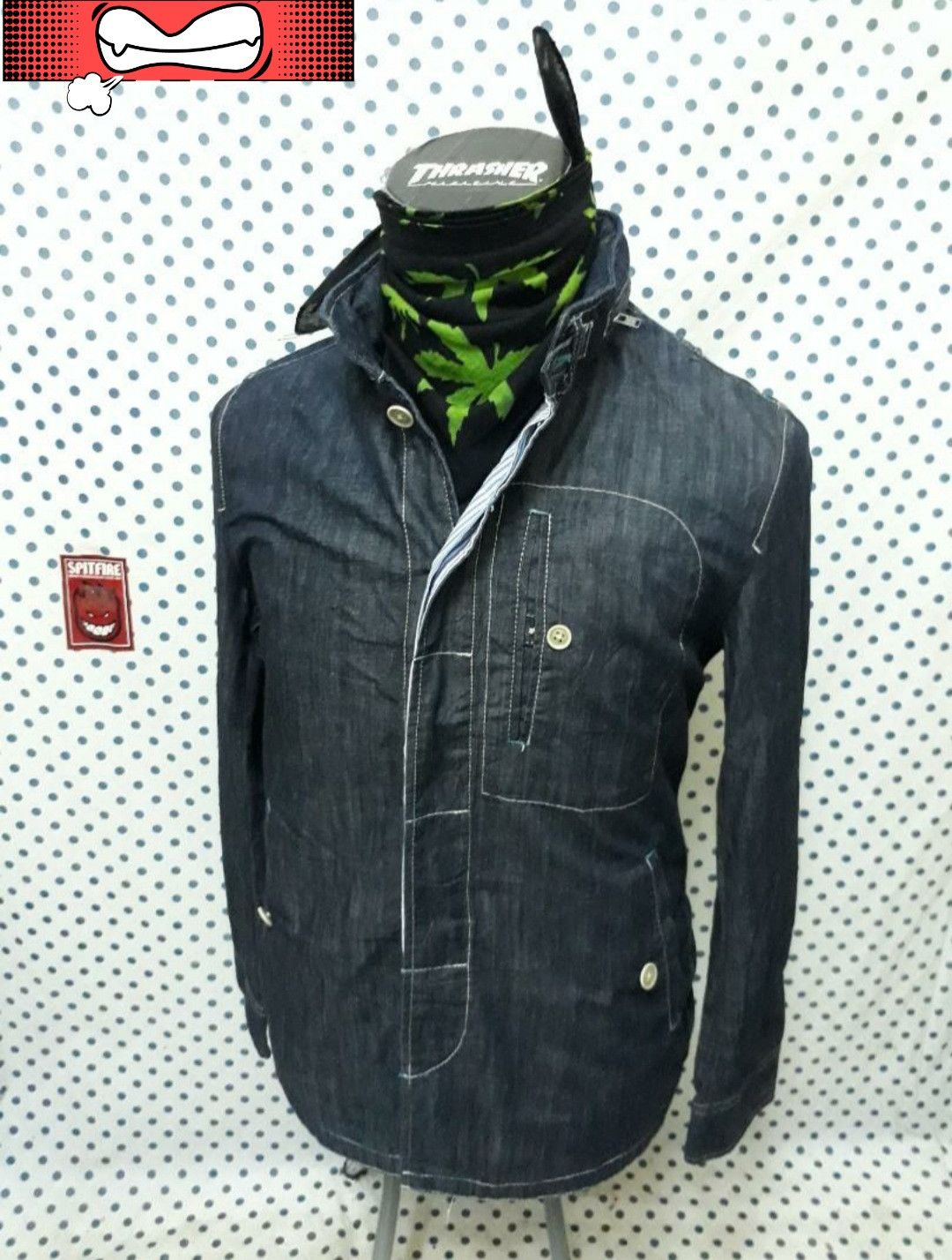 Japanese Brand 💥Grand phase hidden hoodie button up jacket Size US M / EU 48-50 / 2 - 4 Thumbnail