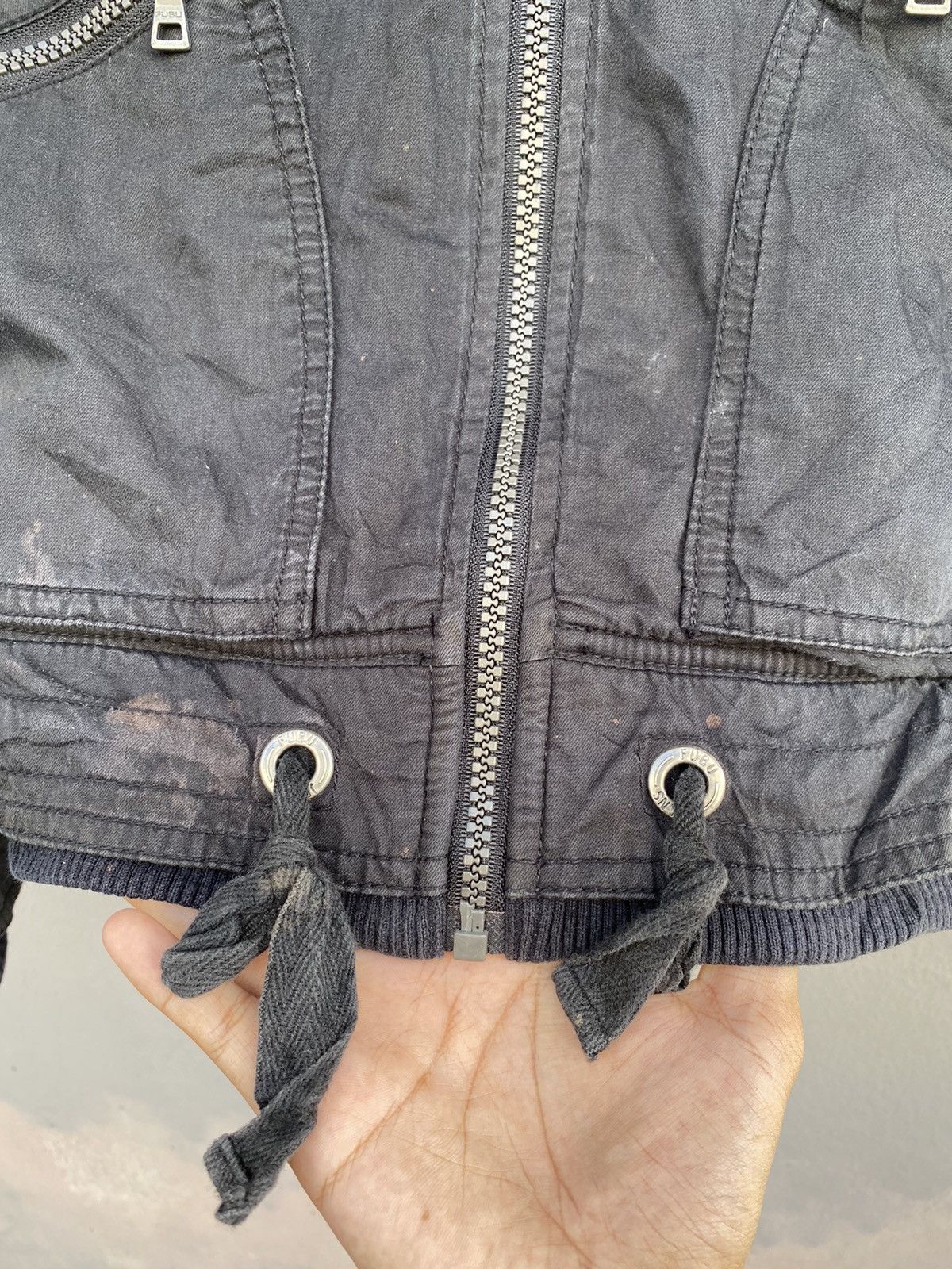 Fubu 💥FUBU JEANS Multipockets Faded Style Jacket Size L / US 10 / IT 46 - 9 Thumbnail