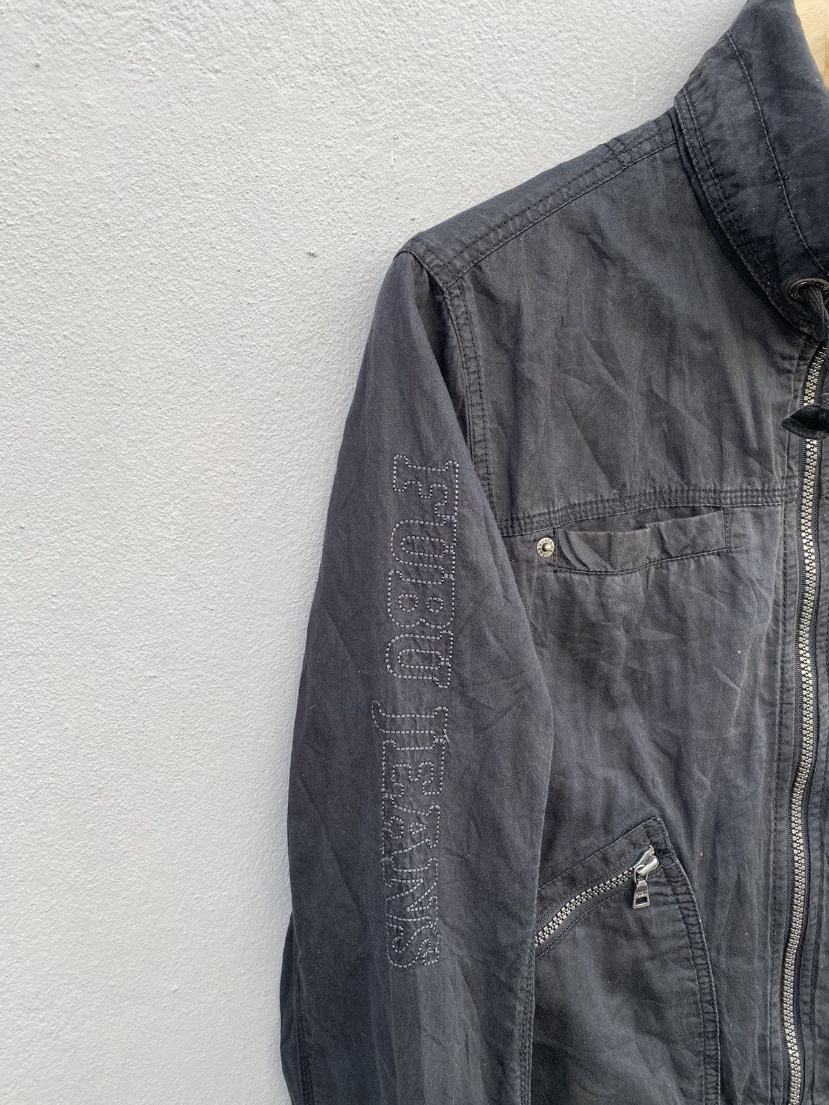 Fubu 💥FUBU JEANS Multipockets Faded Style Jacket Size L / US 10 / IT 46 - 6 Thumbnail