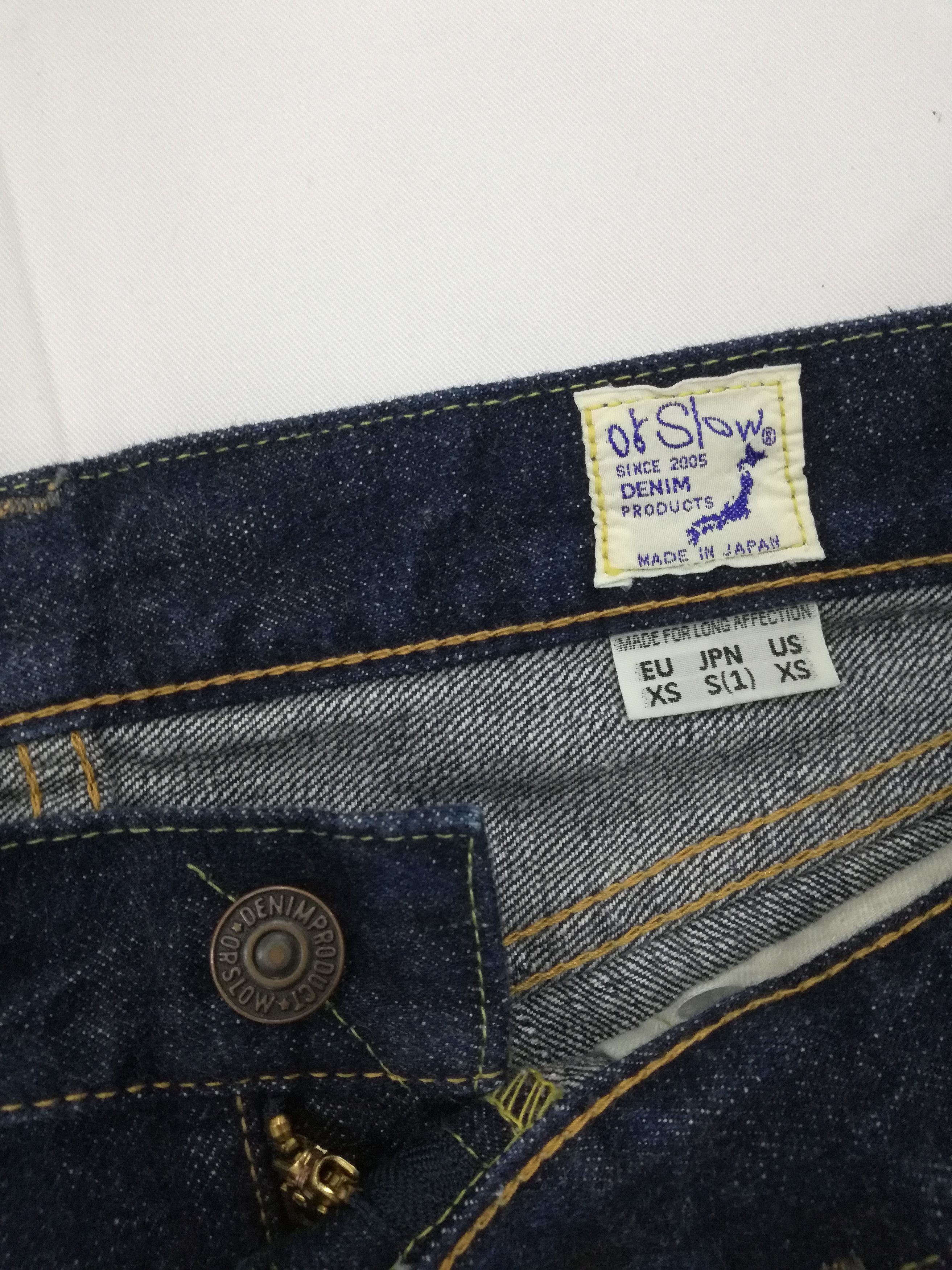 Japanese Brand × Orslow Orslow 107 Selvedge Jeans Size US 30 / EU 46 - 11 Thumbnail