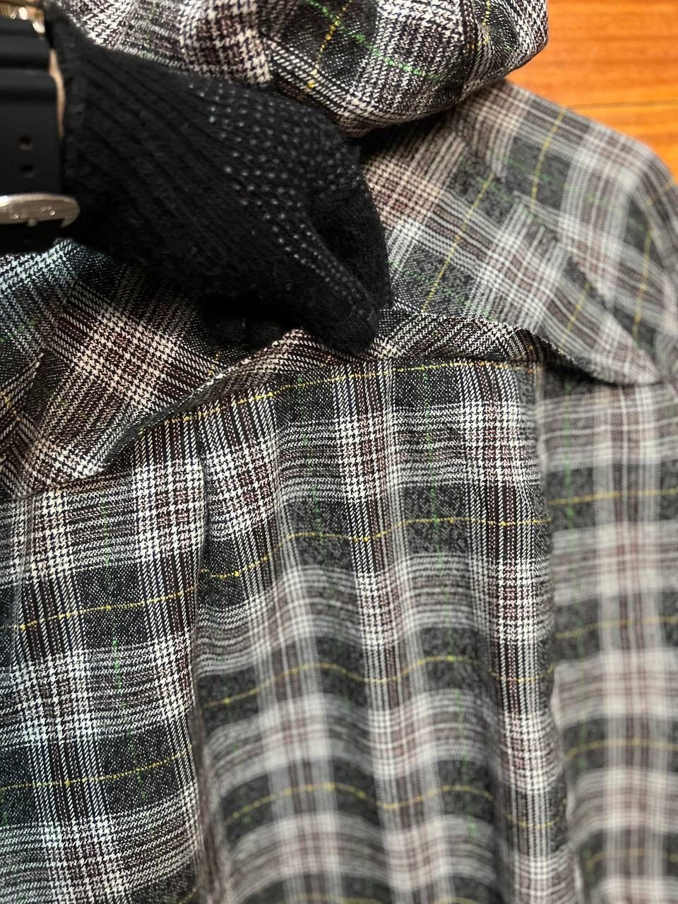 Japanese Brand NANEA COMPANY WOOL PLAID HOODIE JACKET Size US S / EU 44-46 / 1 - 9 Thumbnail