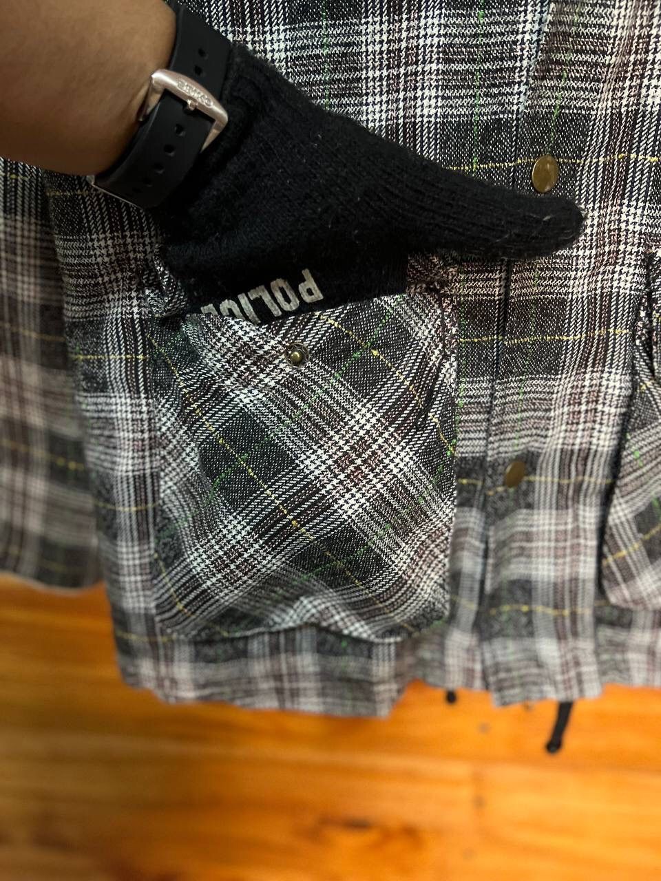 Japanese Brand NANEA COMPANY WOOL PLAID HOODIE JACKET Size US S / EU 44-46 / 1 - 4 Thumbnail