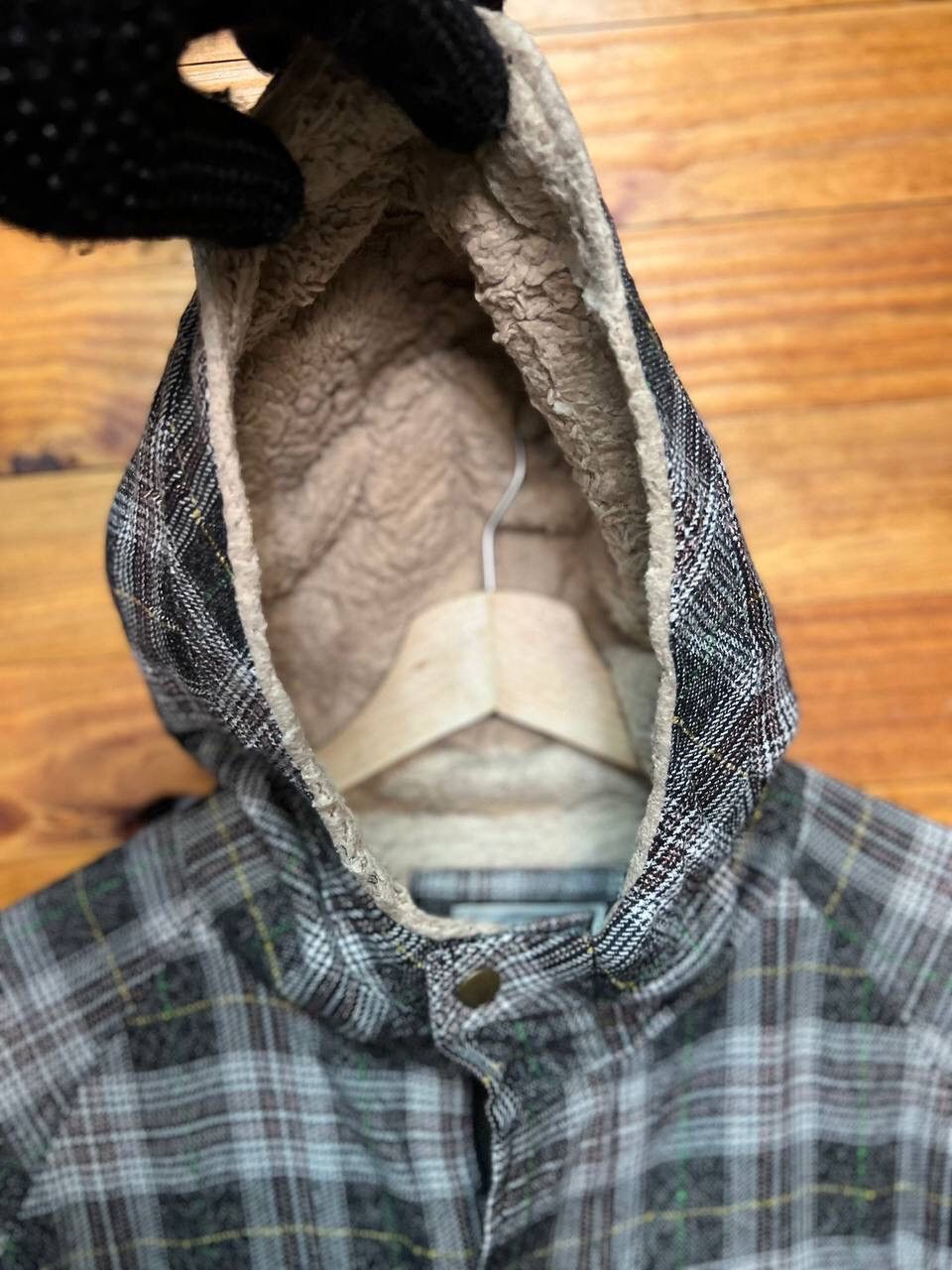 Japanese Brand NANEA COMPANY WOOL PLAID HOODIE JACKET Size US S / EU 44-46 / 1 - 7 Thumbnail