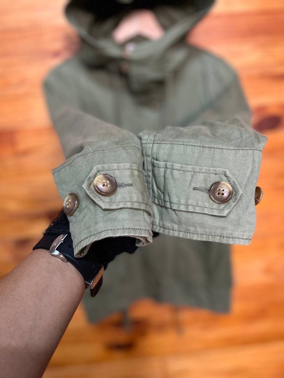 Japanese Brand COEN ARMY GREEN HOODIE JACKET Size US S / EU 44-46 / 1 - 4 Thumbnail