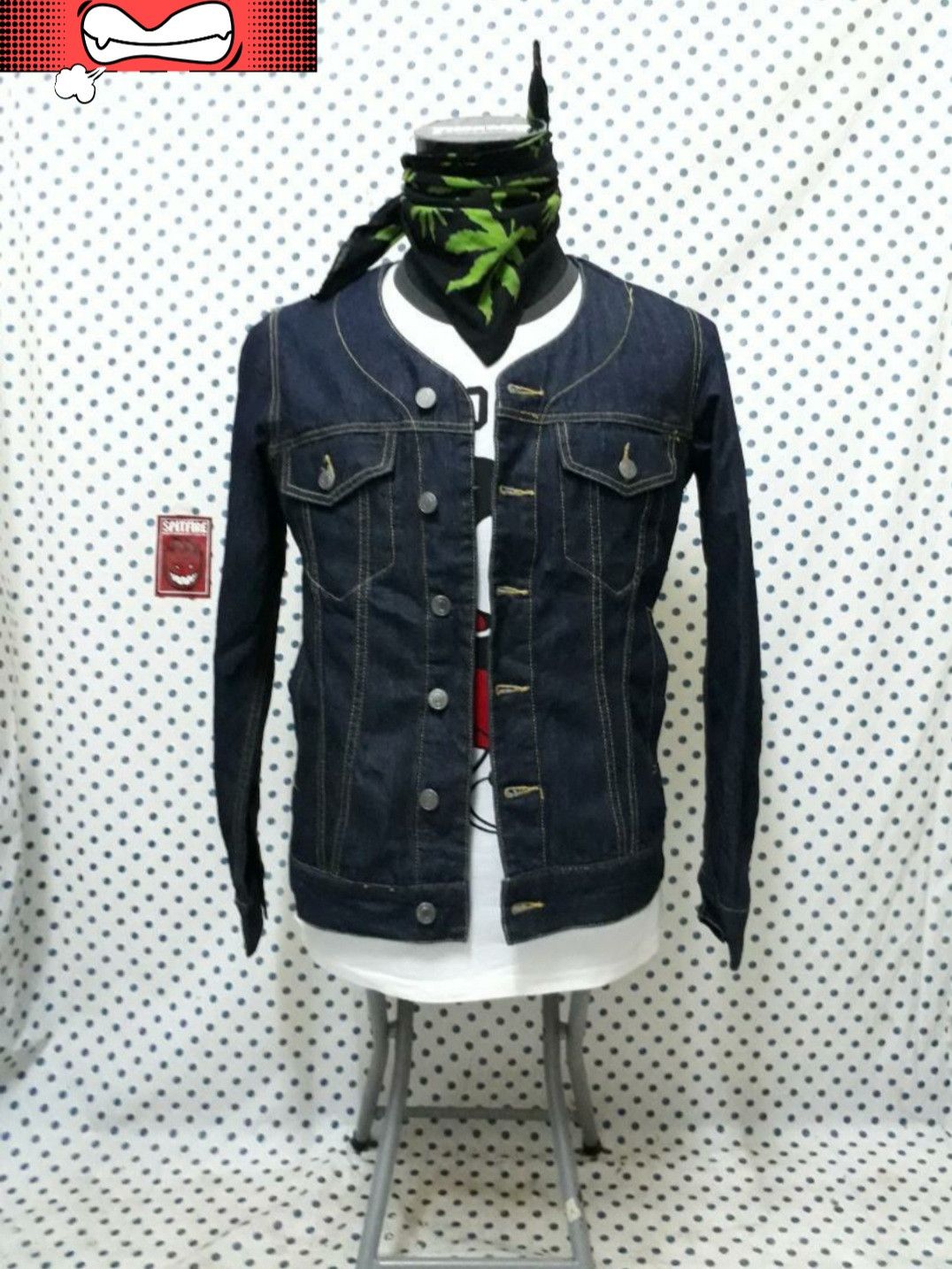 PPFM Jungle storm navy blue colour denim jacket Size US M / EU 48-50 / 2 - 1 Thumbnail
