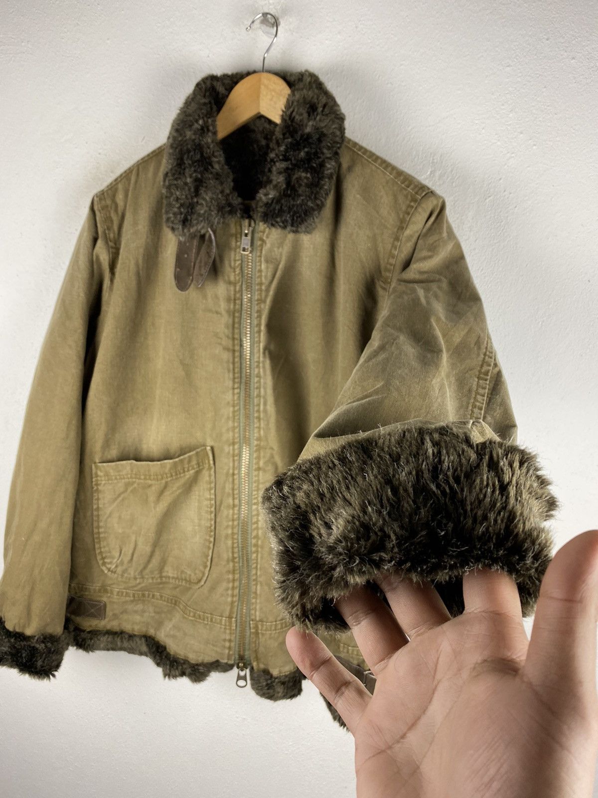 Johnbull Johnbull Kojima Japan Vintage Fur-Lined Workwear Jacket Size US L / EU 52-54 / 3 - 5 Thumbnail