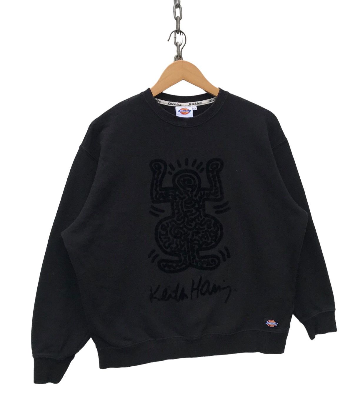 Keith Haring Rare Dickies Collab Keith Haring Pop Art Big Logo Sweatshirt Size US M / EU 48-50 / 2 - 3 Thumbnail