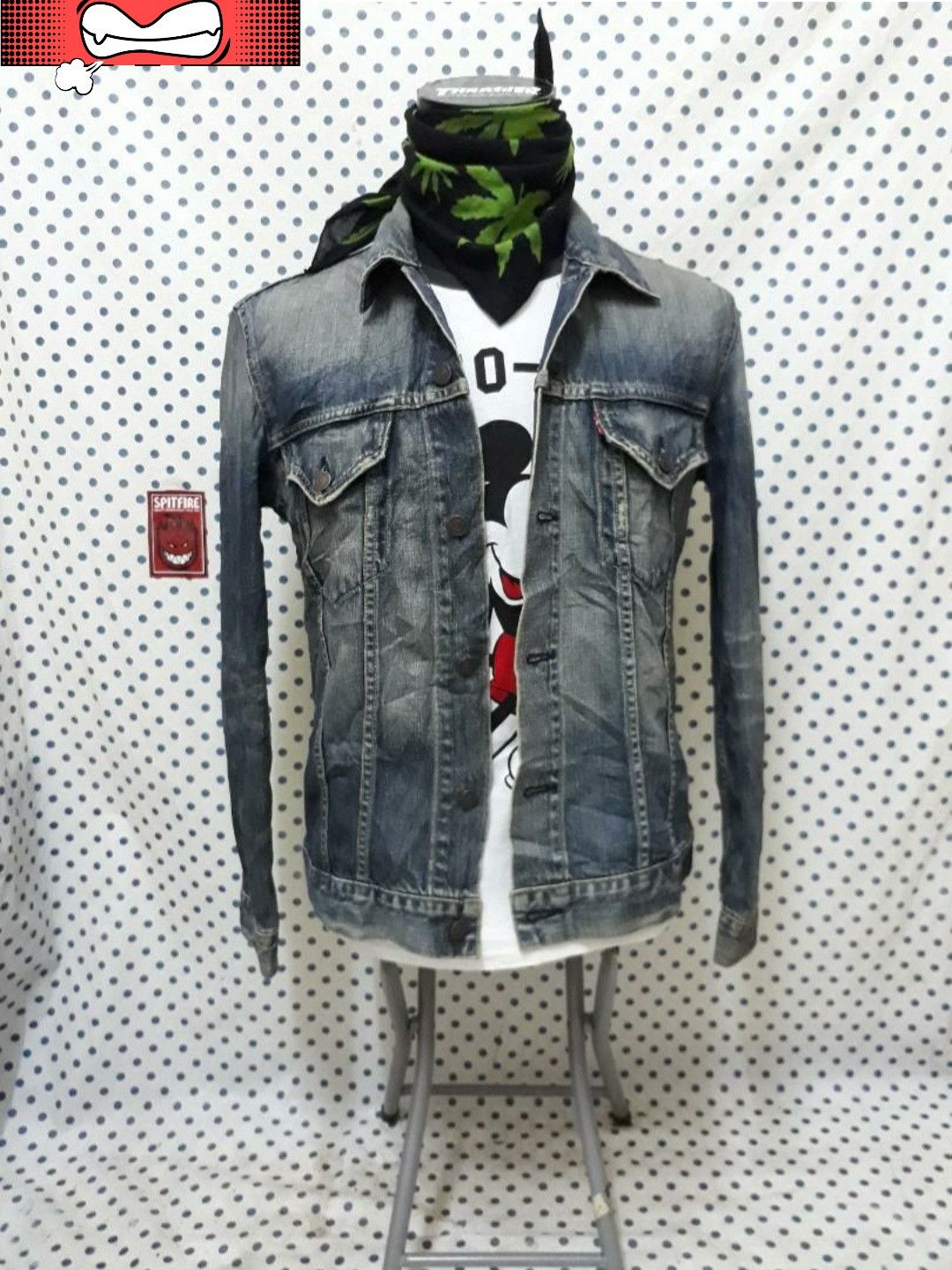Levi's 💥Levis strauss stonewash denim jacket Size US M / EU 48-50 / 2 - 1 Thumbnail
