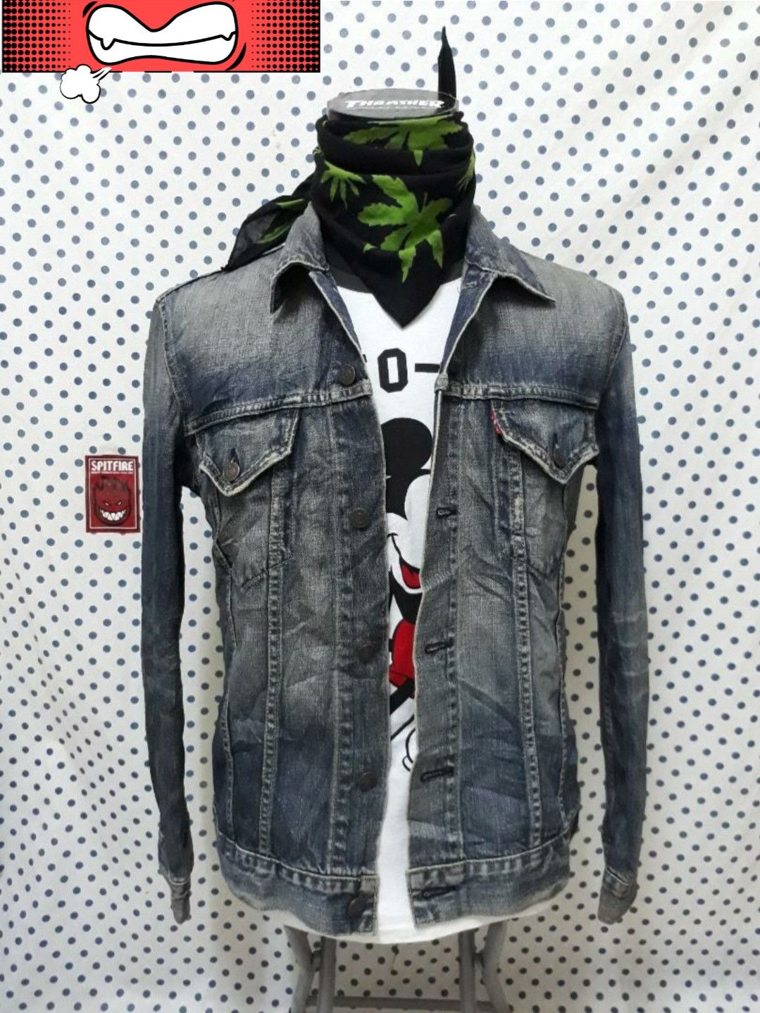 Levi's 💥Levis strauss stonewash denim jacket Size US M / EU 48-50 / 2 - 4 Thumbnail