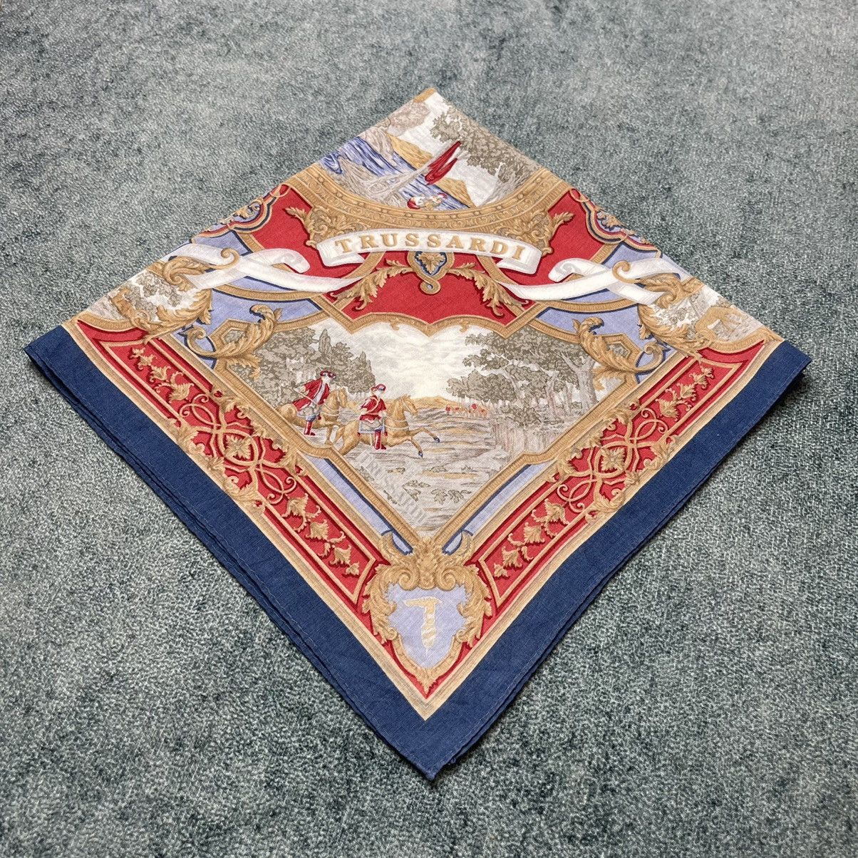 Trussardi bandana handkerchief horse design