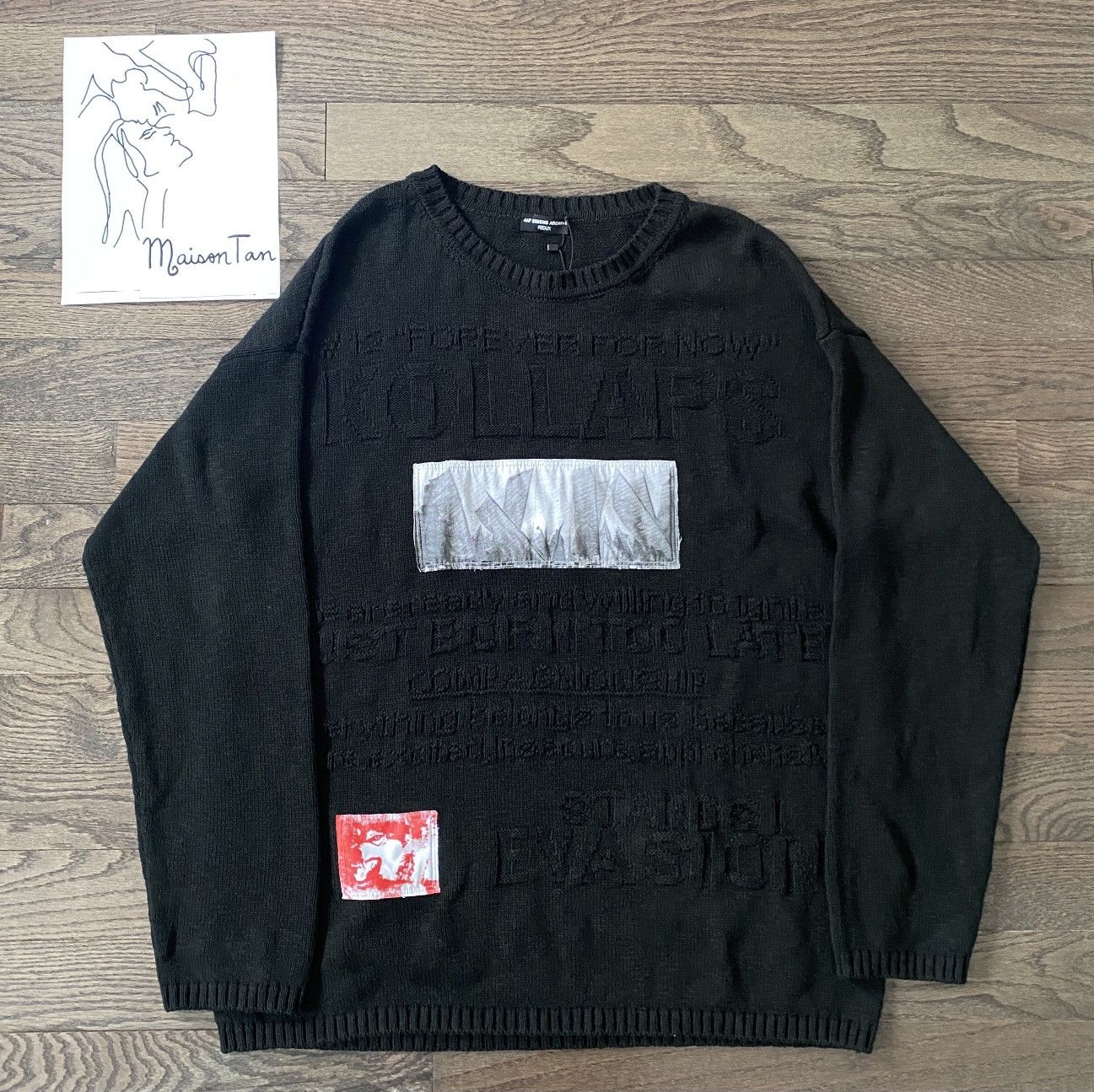 Raf Simons Raf Simons Redux Kollaps Sweater | Grailed