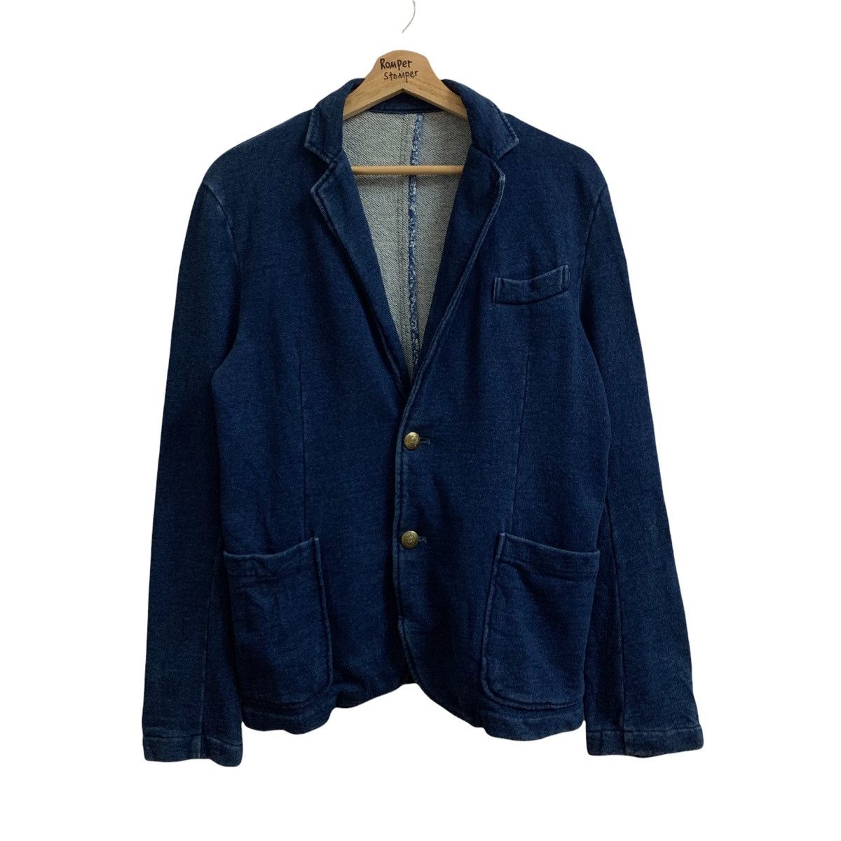 Indigo × Vanquish VANQUISH Indigo Two Button Jacket Size US XS / EU 42 / 0 - 1 Thumbnail