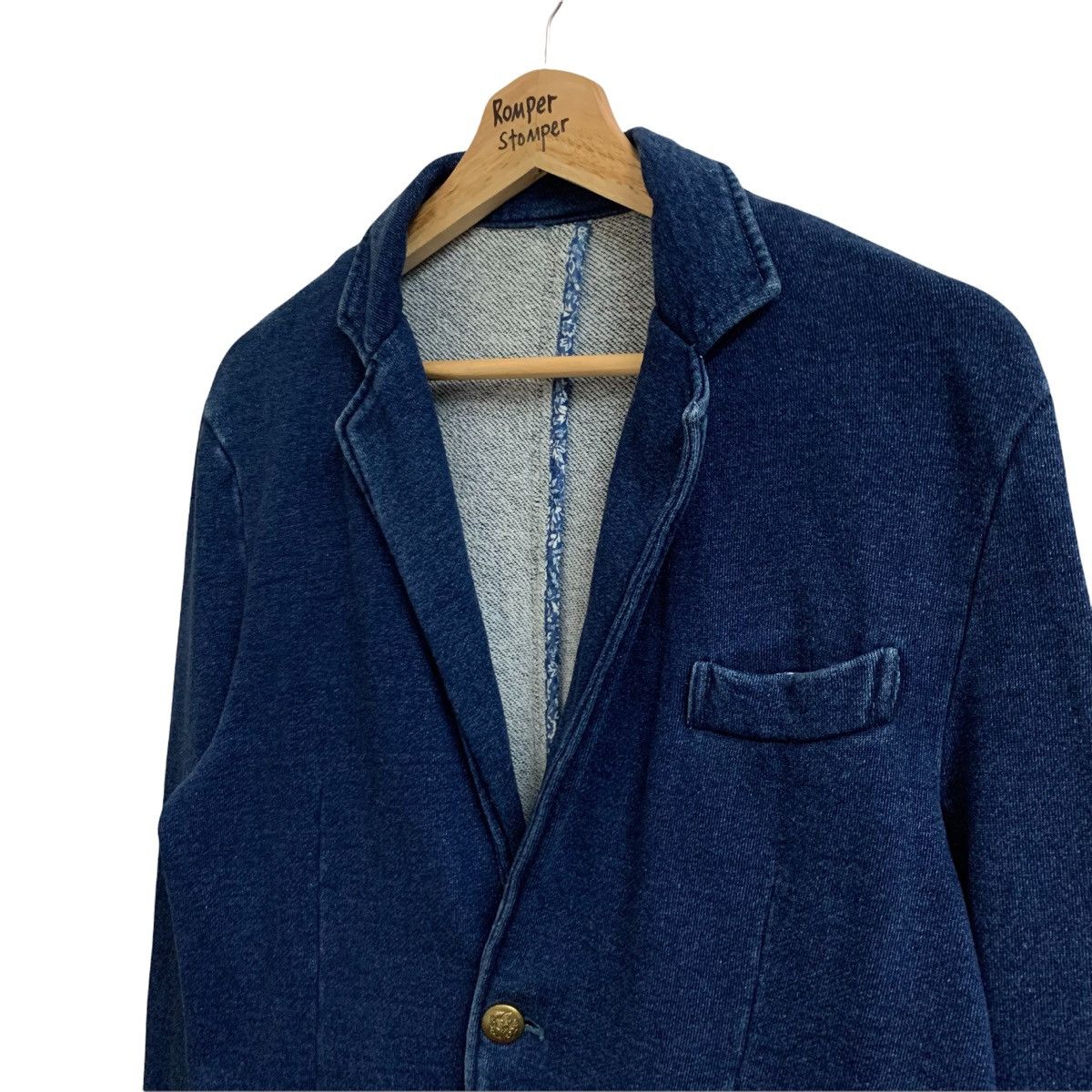 Indigo × Vanquish VANQUISH Indigo Two Button Jacket Size US XS / EU 42 / 0 - 5 Thumbnail