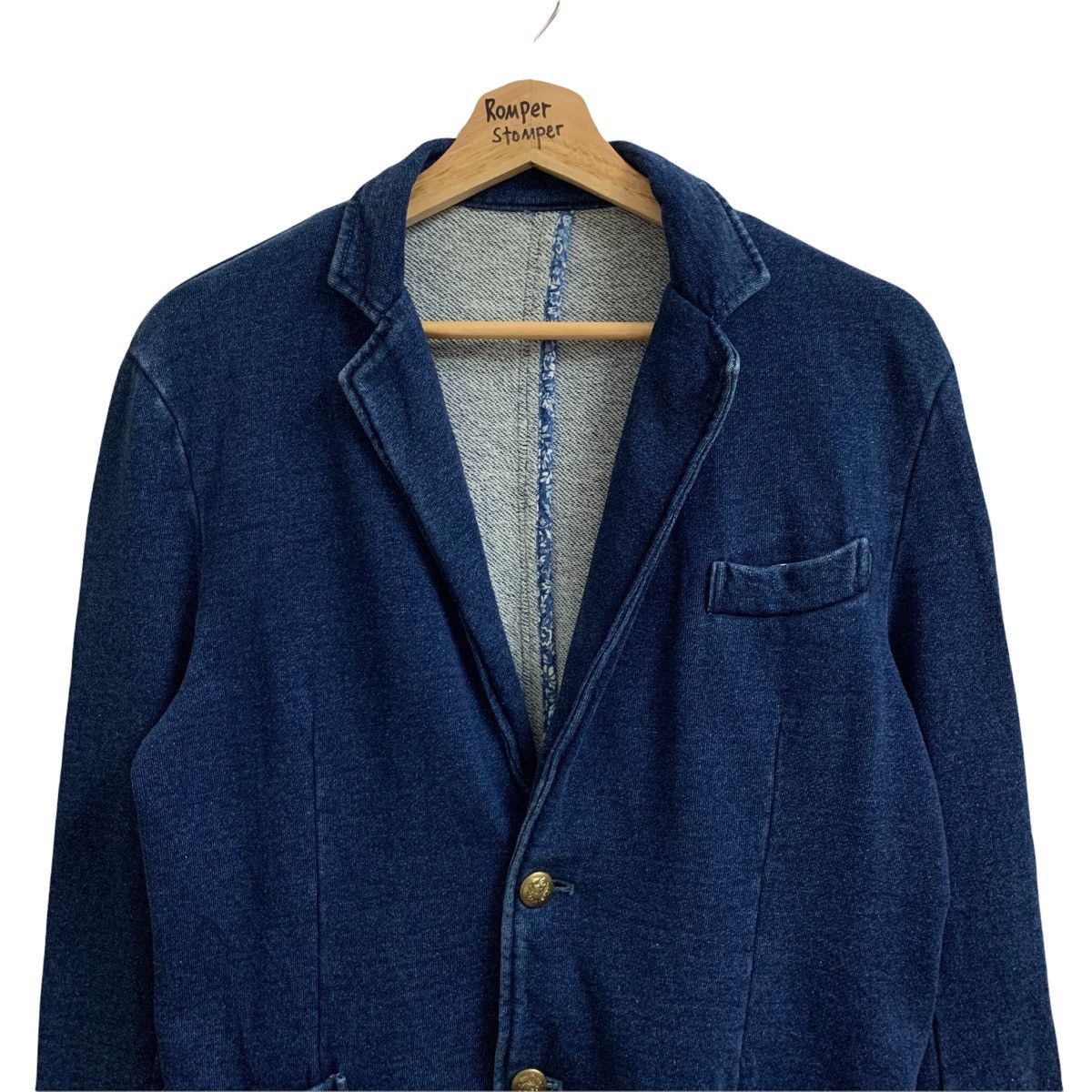 Indigo × Vanquish VANQUISH Indigo Two Button Jacket Size US XS / EU 42 / 0 - 2 Thumbnail