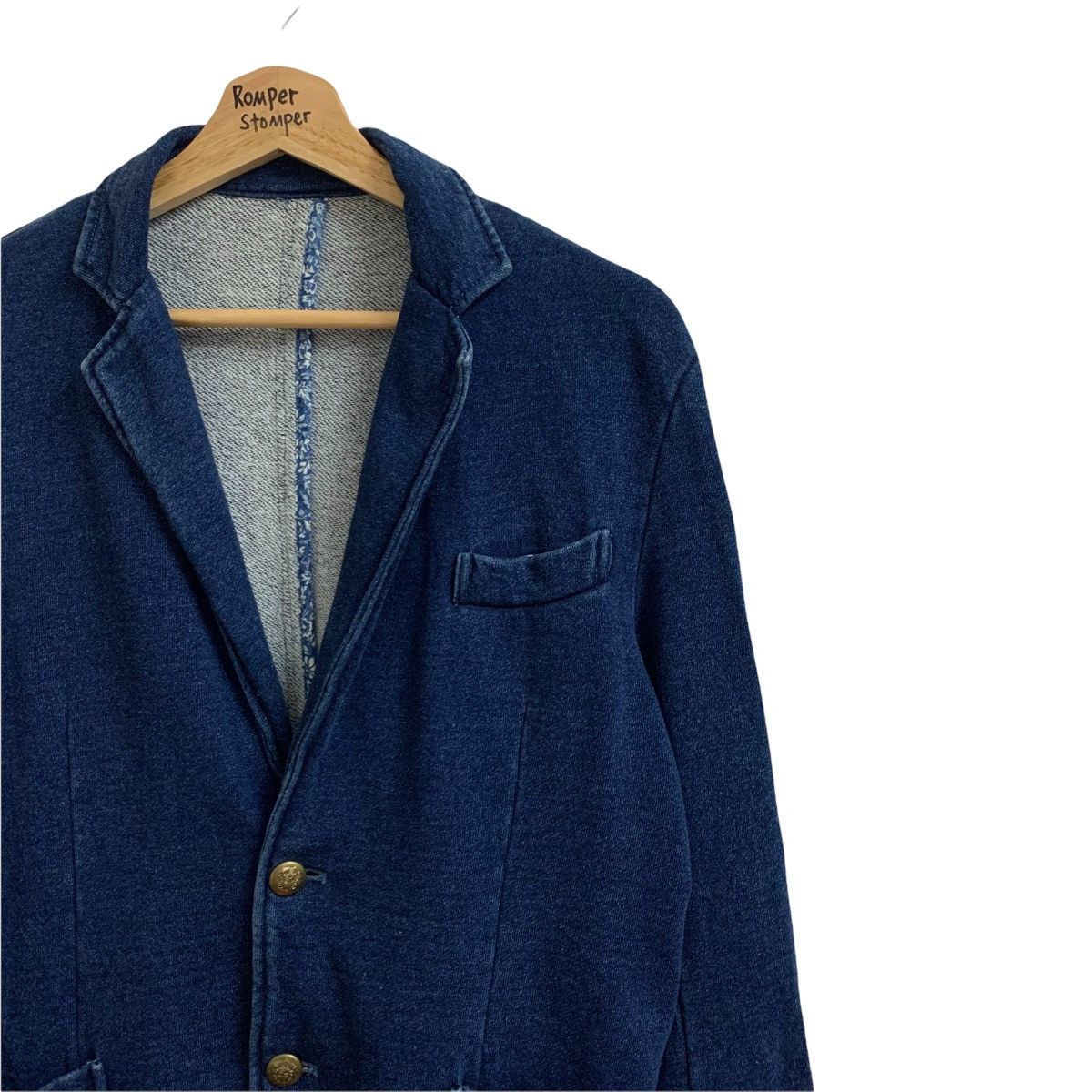 Indigo × Vanquish VANQUISH Indigo Two Button Jacket Size US XS / EU 42 / 0 - 3 Thumbnail