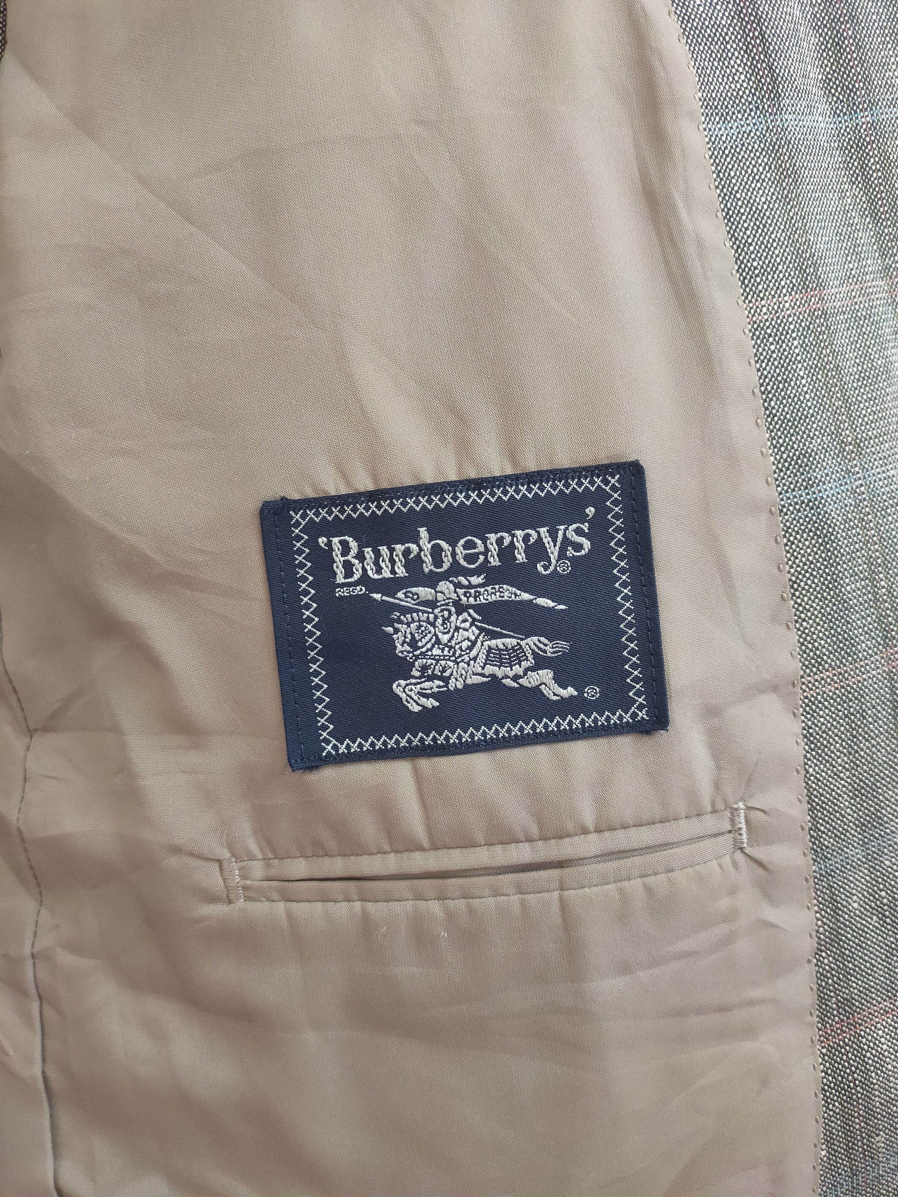 Burberry Vintage Burberrys Wool Plaids Blazer Jacket Size US S / EU 44-46 / 1 - 10 Thumbnail