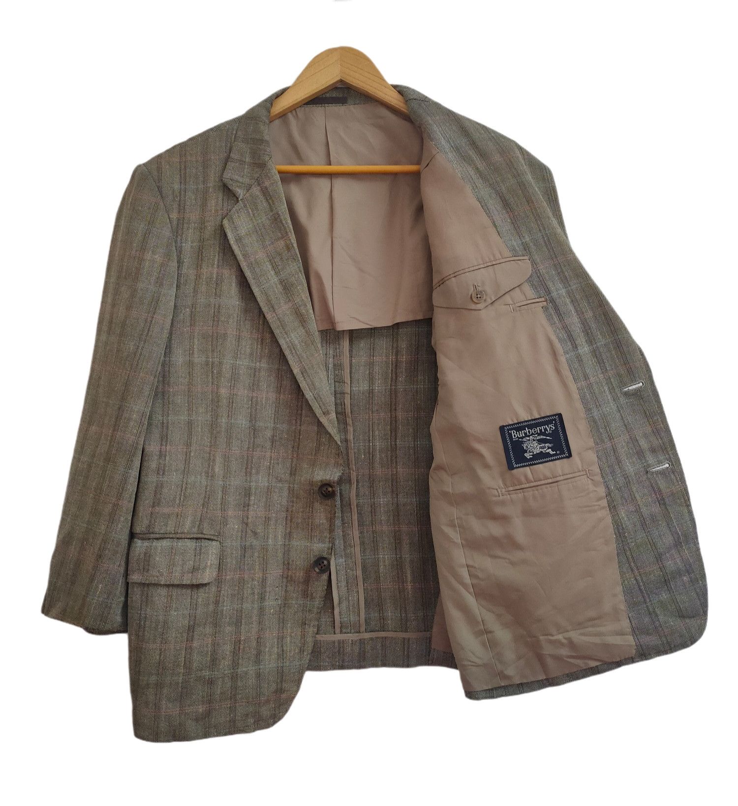 Burberry Vintage Burberrys Wool Plaids Blazer Jacket Size US S / EU 44-46 / 1 - 2 Thumbnail