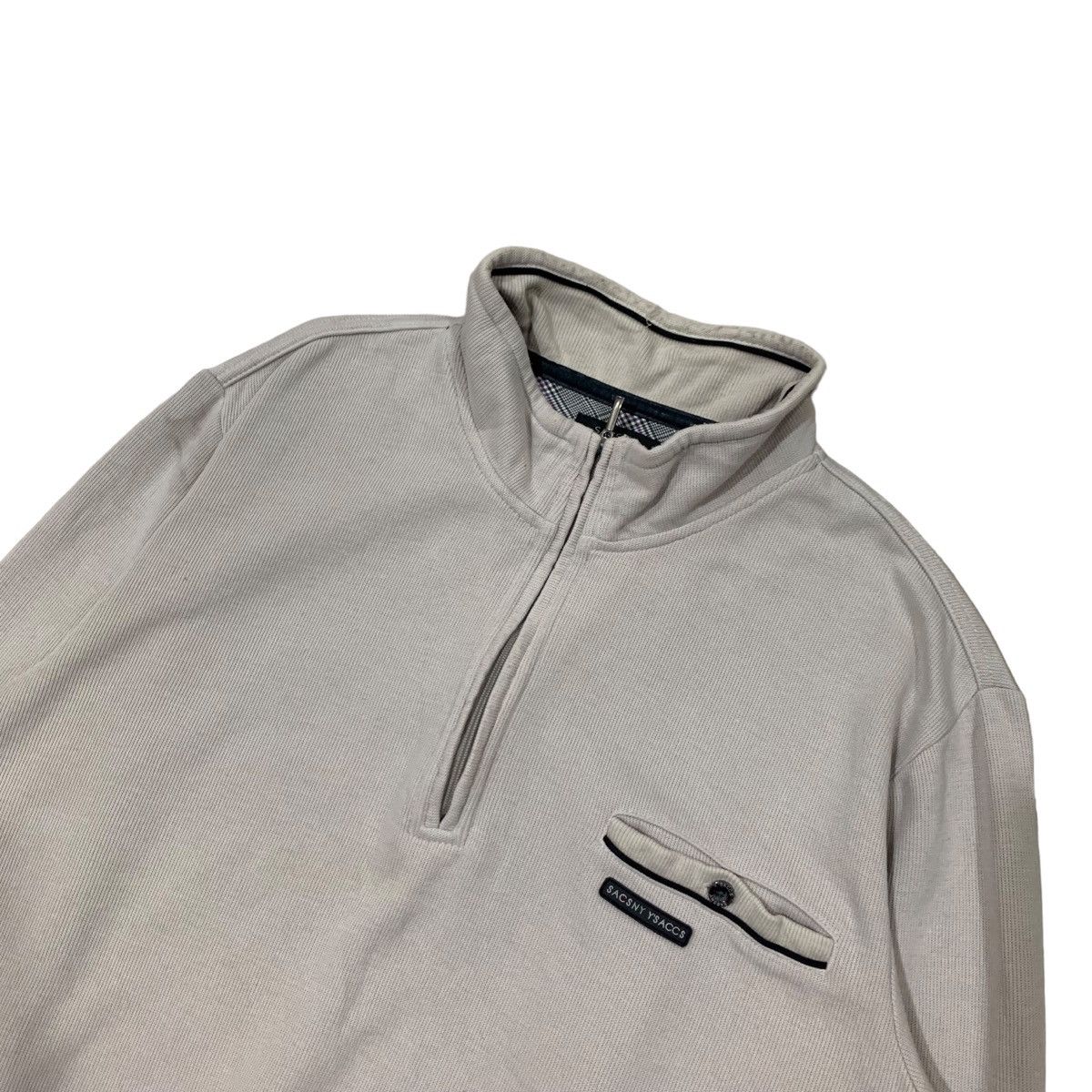 Yohji Yamamoto Sacsny Ysaccs Yohji Yamamoto Half Zip L/S Shirt Size US S / EU 44-46 / 1 - 4 Thumbnail