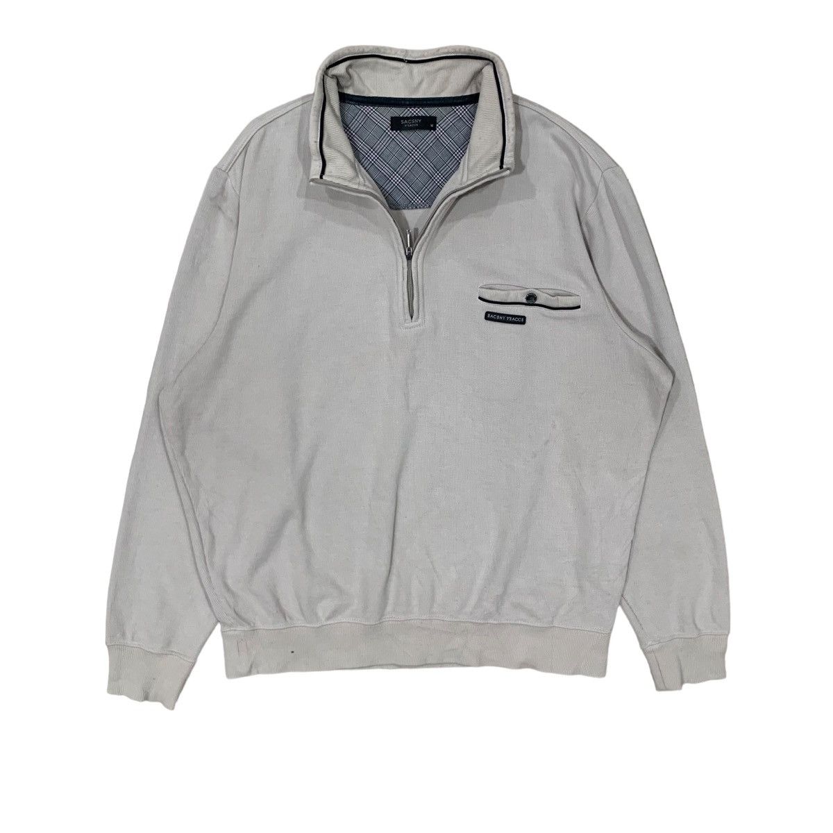 Yohji Yamamoto Sacsny Ysaccs Yohji Yamamoto Half Zip L/S Shirt Size US S / EU 44-46 / 1 - 6 Thumbnail