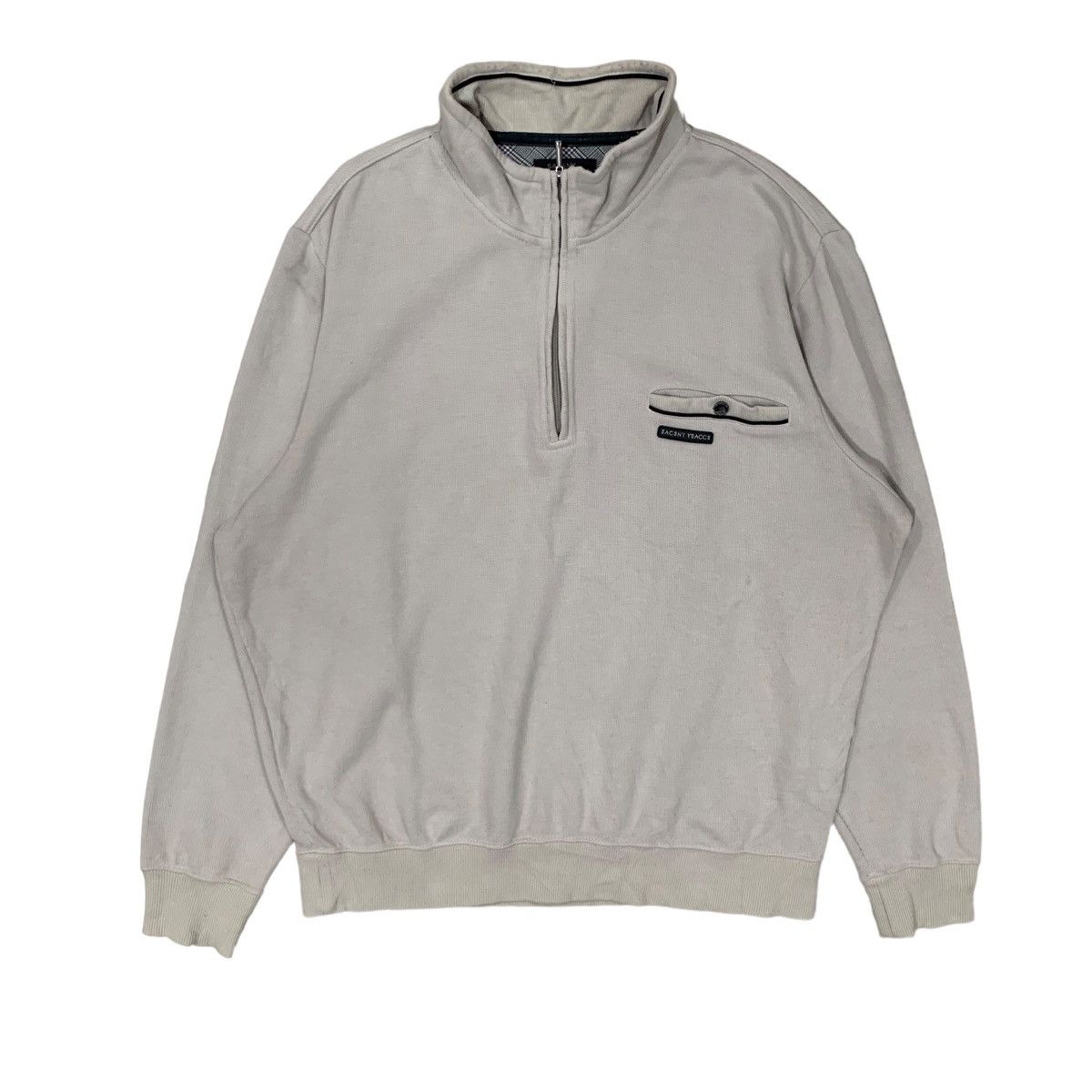 Yohji Yamamoto Sacsny Ysaccs Yohji Yamamoto Half Zip L/S Shirt Size US S / EU 44-46 / 1 - 1 Thumbnail