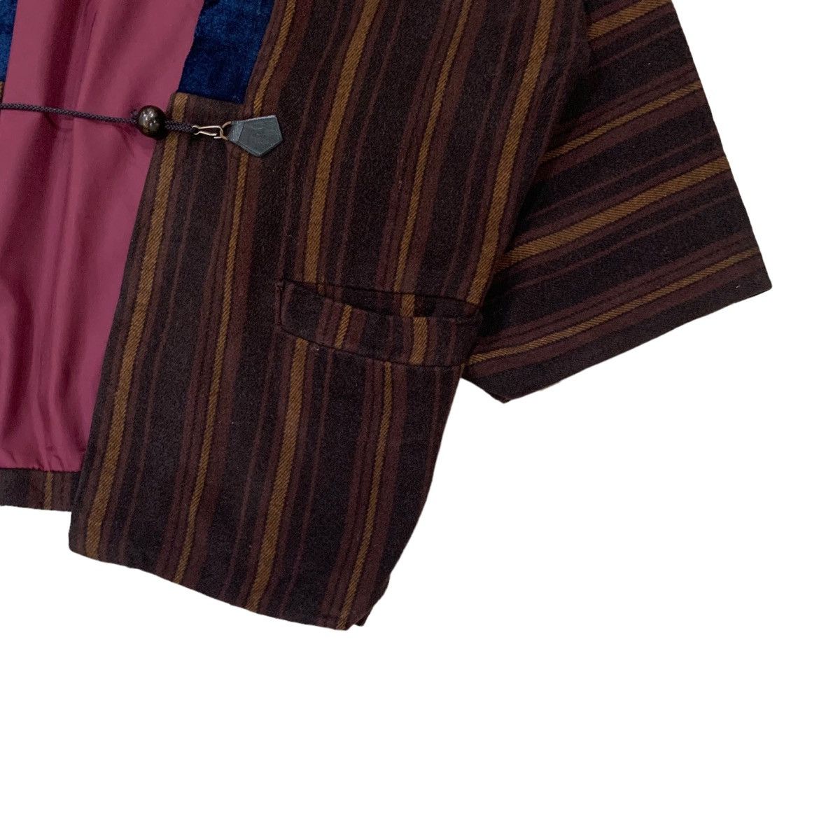 Japanese Brand Vintage Kimono Handmade Noragi Wool Jacket Size US M / EU 48-50 / 2 - 10 Thumbnail