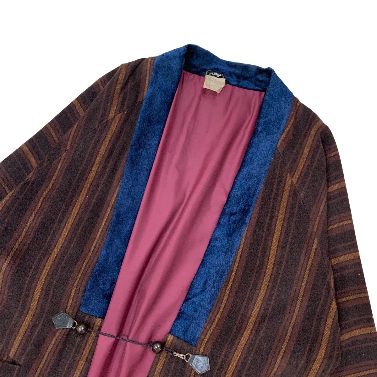 Japanese Brand Vintage Kimono Handmade Noragi Wool Jacket Size US M / EU 48-50 / 2 - 8 Thumbnail