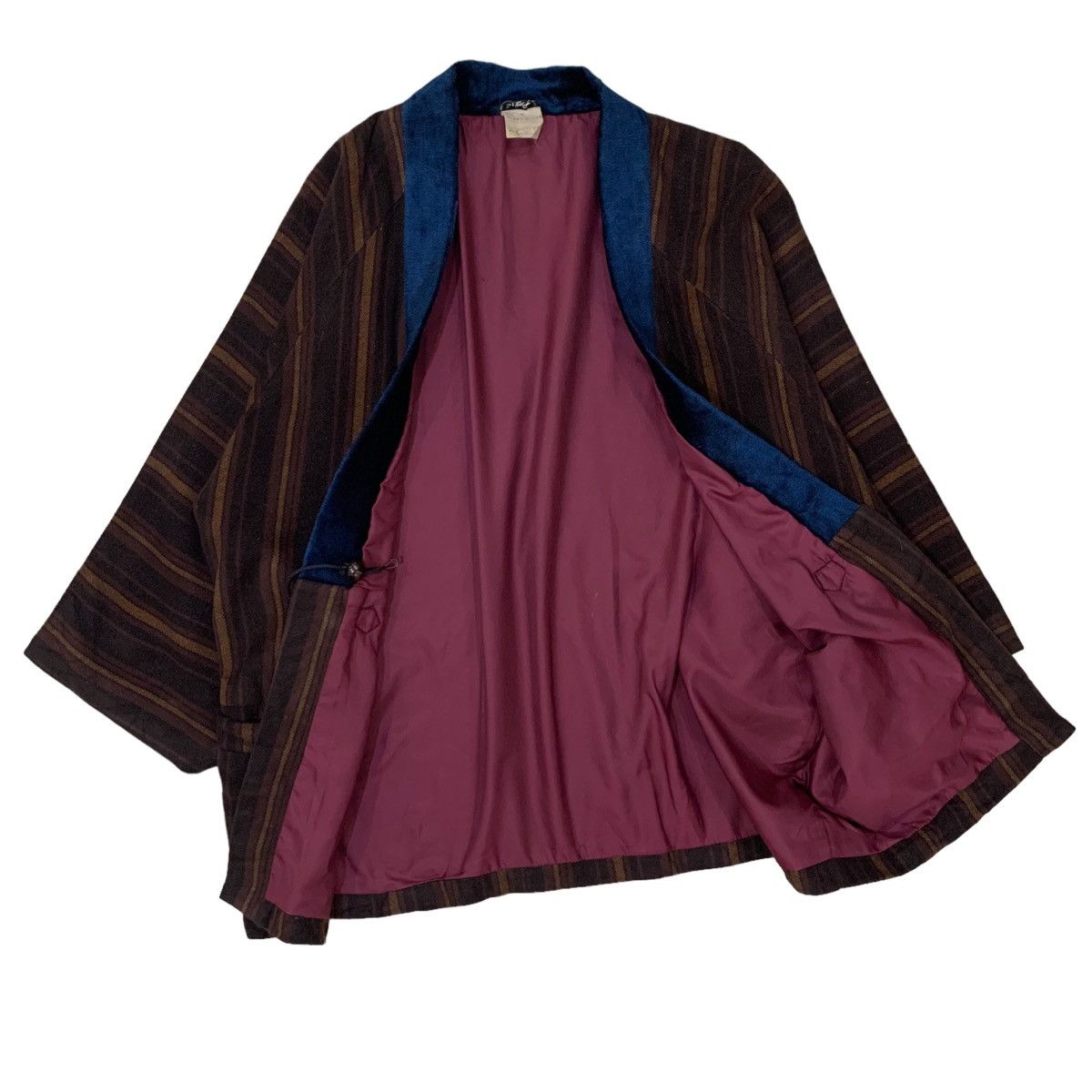 Japanese Brand Vintage Kimono Handmade Noragi Wool Jacket Size US M / EU 48-50 / 2 - 9 Thumbnail