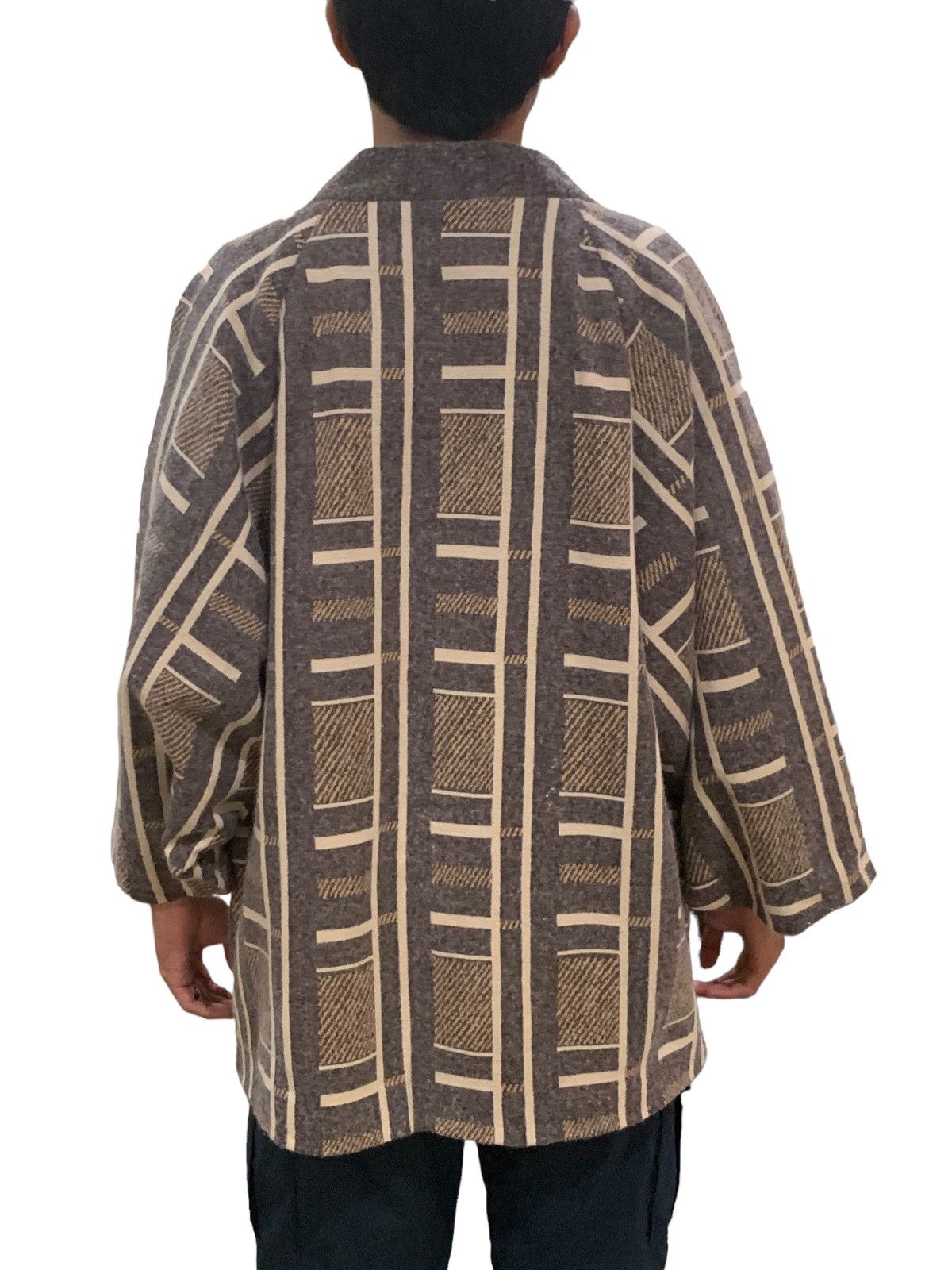 Japanese Brand 🇯🇵Japanese Traditional Kimono Wool Jacket Size US M / EU 48-50 / 2 - 4 Thumbnail