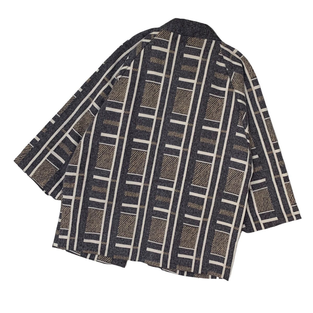 Japanese Brand 🇯🇵Japanese Traditional Kimono Wool Jacket Size US M / EU 48-50 / 2 - 10 Thumbnail