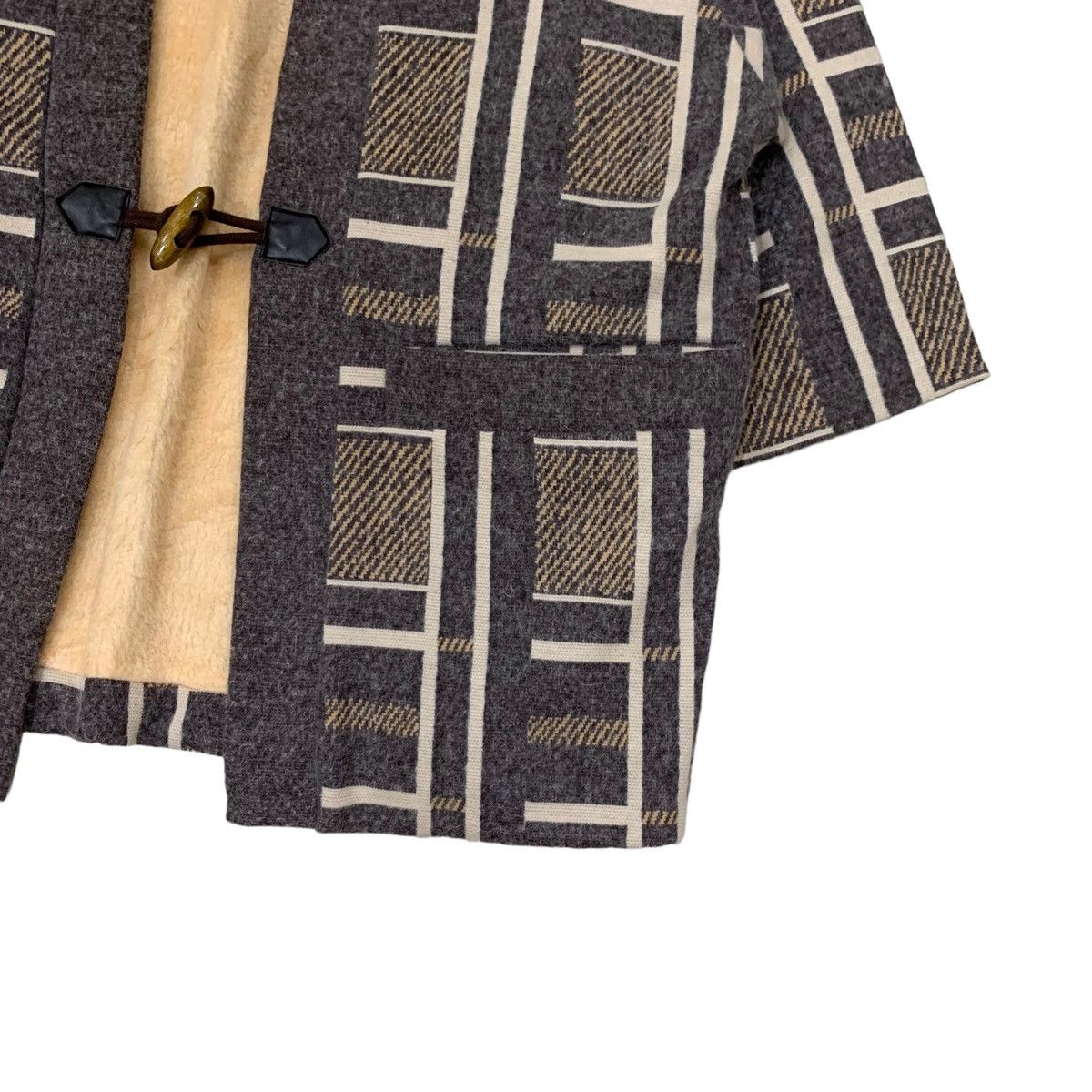 Japanese Brand 🇯🇵Japanese Traditional Kimono Wool Jacket Size US M / EU 48-50 / 2 - 8 Thumbnail