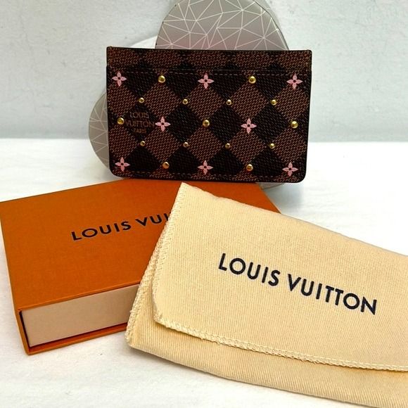 Louis Vuitton Damier Ebene Canvas Business Card Holder N62920