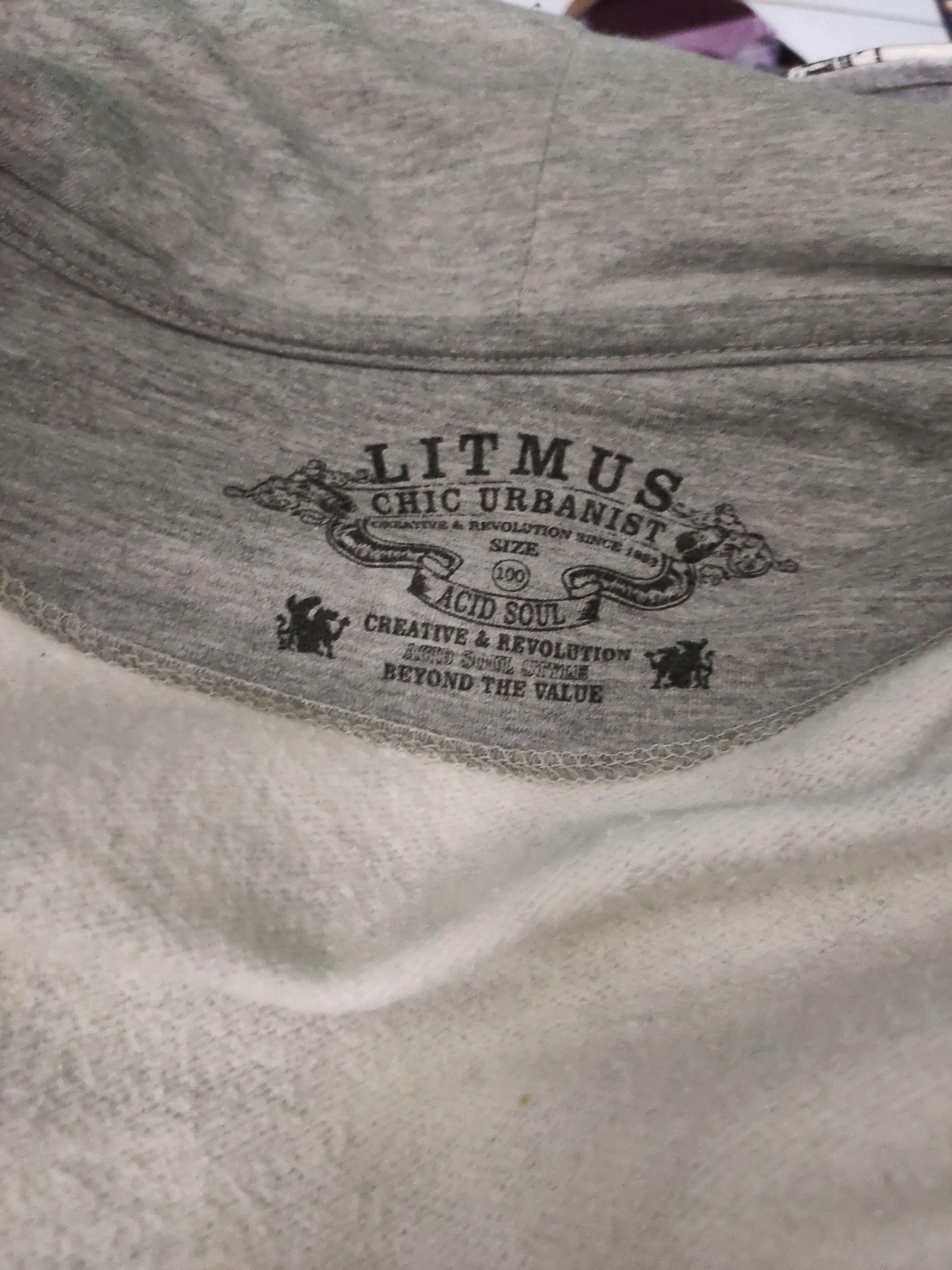 Japanese Brand Punk 🔥litmus over print newspaper punk rock Size US L / EU 52-54 / 3 - 10 Thumbnail