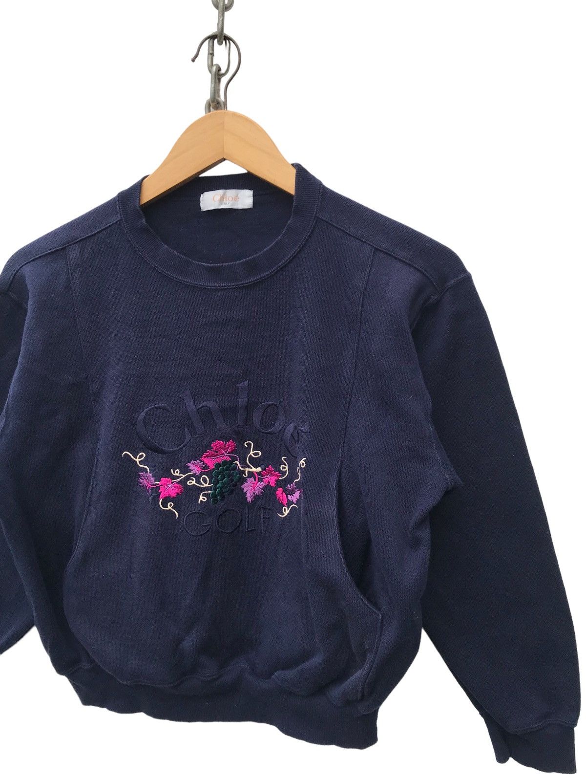 Chloe Vintage Chloe Golf Women Embroidery Sweatshirt Size M / US 6-8 / IT 42-44 - 4 Thumbnail