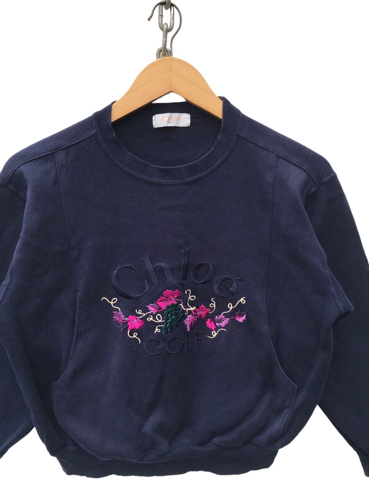 Chloe Vintage Chloe Golf Women Embroidery Sweatshirt Size M / US 6-8 / IT 42-44 - 3 Thumbnail