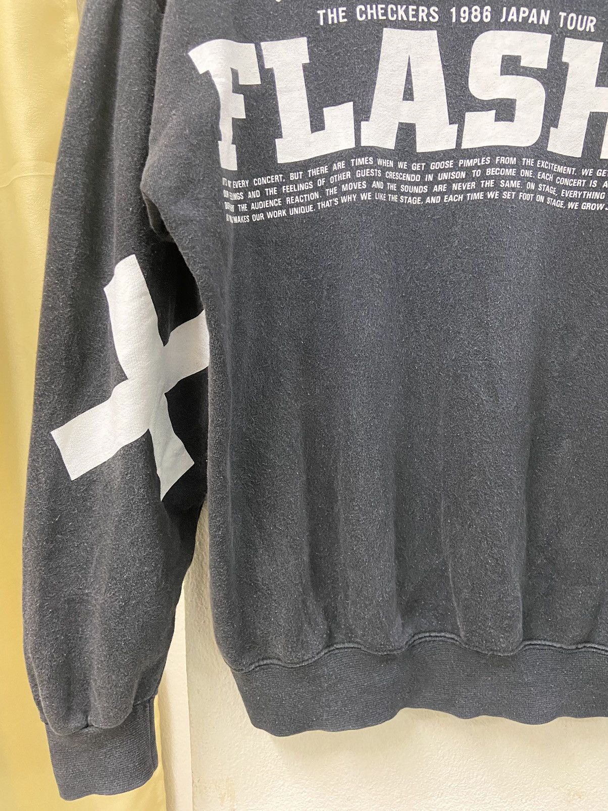Band Tees Vintage 80s Japanese Band The Checkers Tour Sweatshirt Size US M / EU 48-50 / 2 - 3 Thumbnail